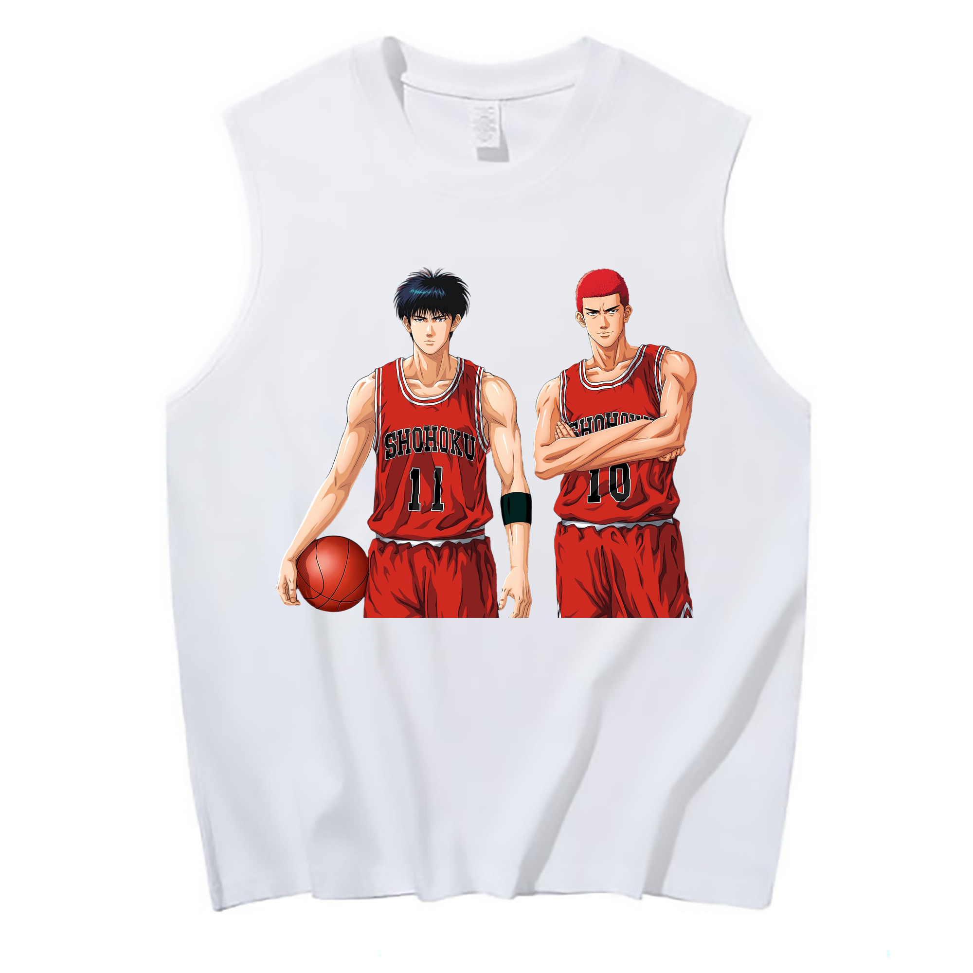 （画像用） SLAM DUNK／スラムダンク コットン100％タンクトップ（フロントプリント）