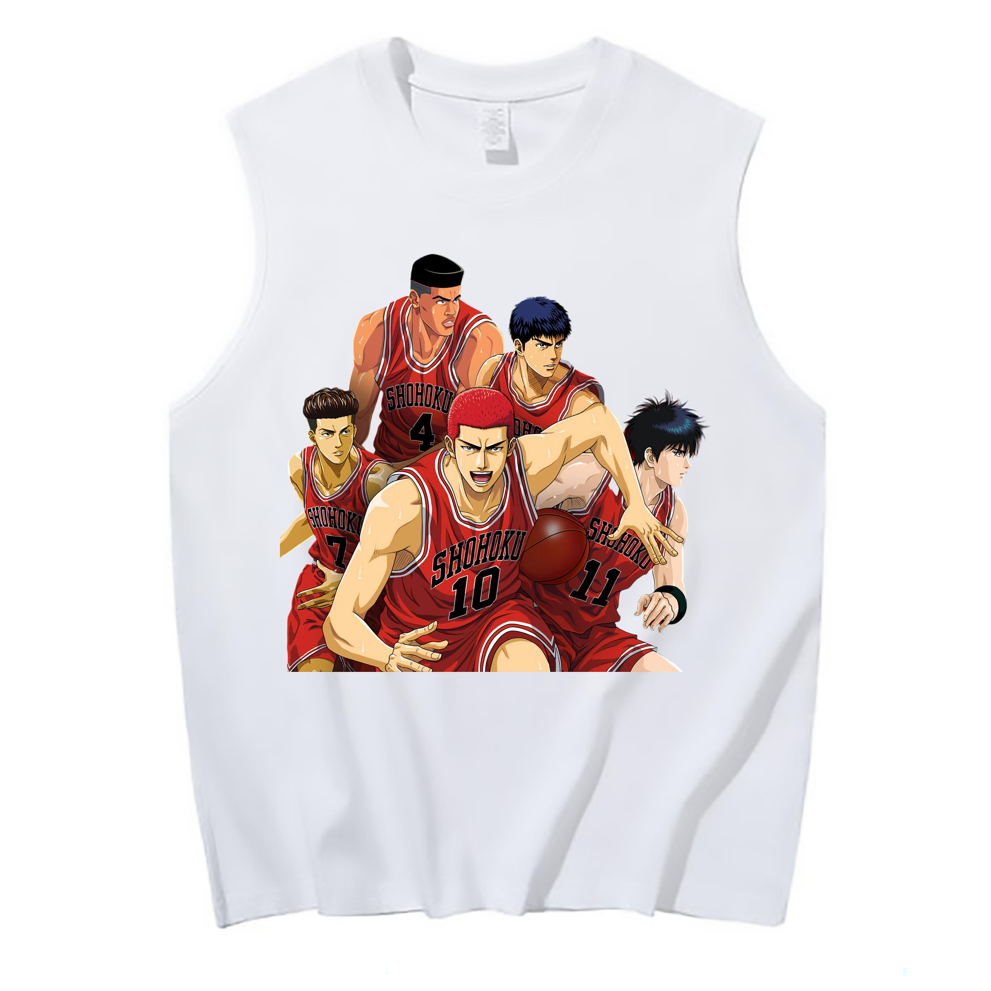 （画像用） SLAM DUNK／スラムダンク コットン100％タンクトップ（フロントプリント）