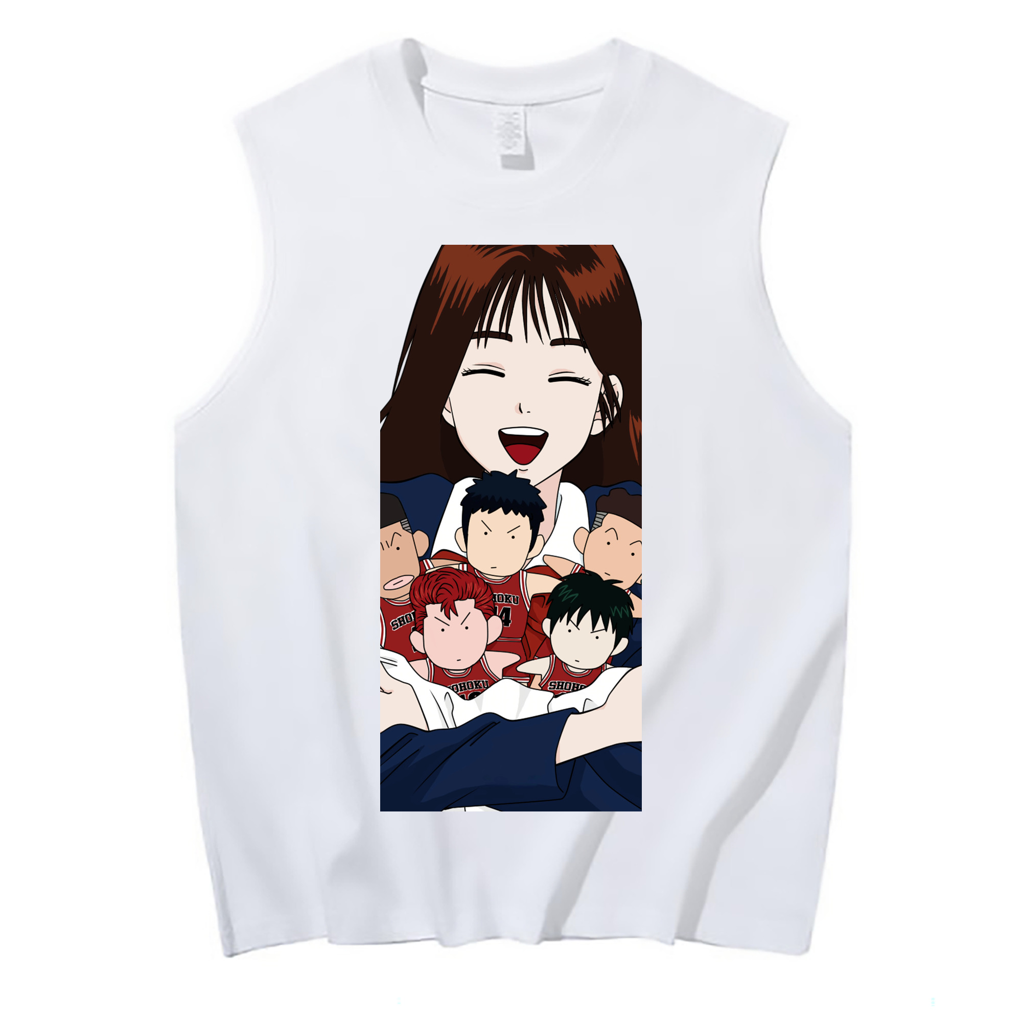 （画像用） SLAM DUNK／スラムダンク コットン100％タンクトップ（フロントプリント）