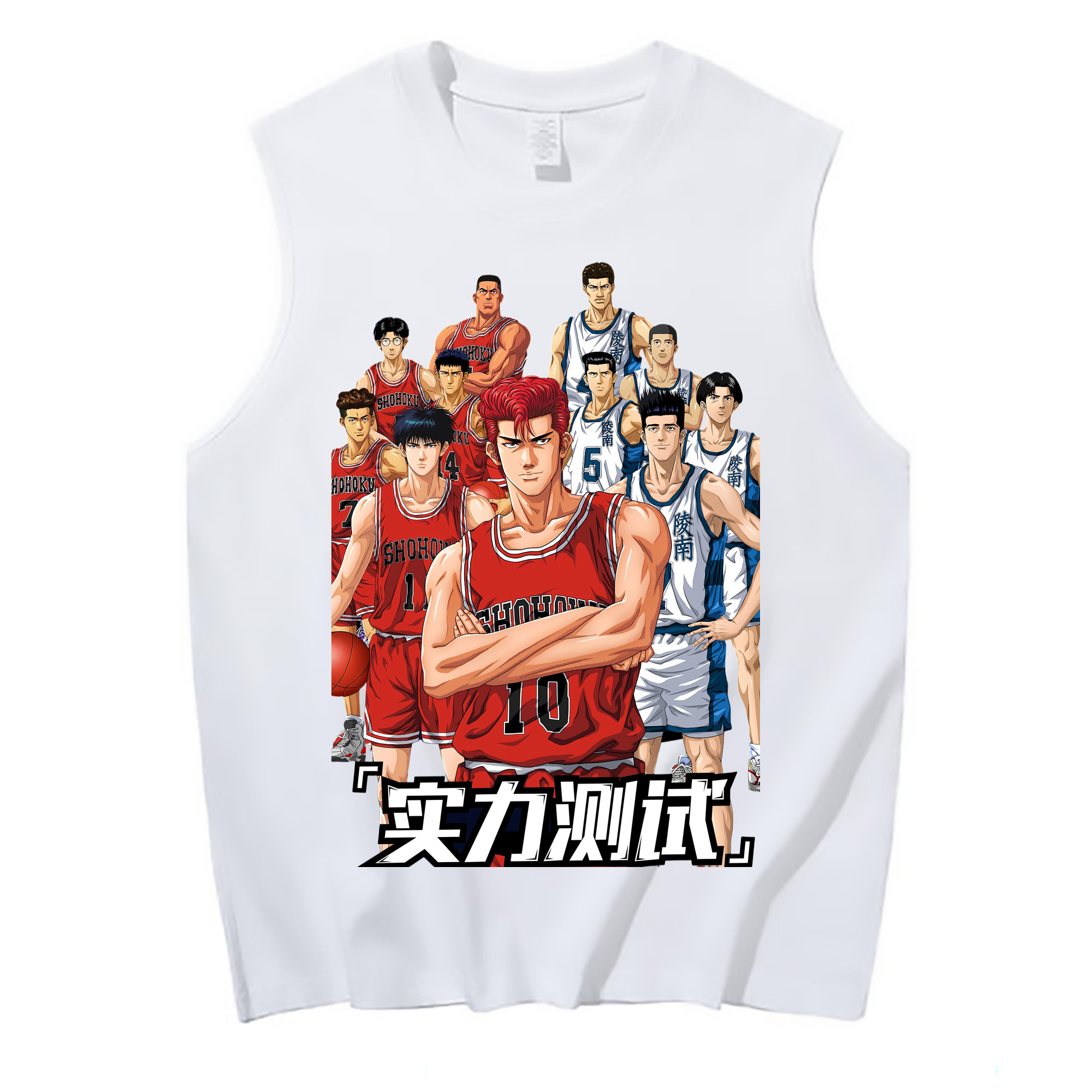 （画像用） SLAM DUNK／スラムダンク コットン100％タンクトップ（フロントプリント）