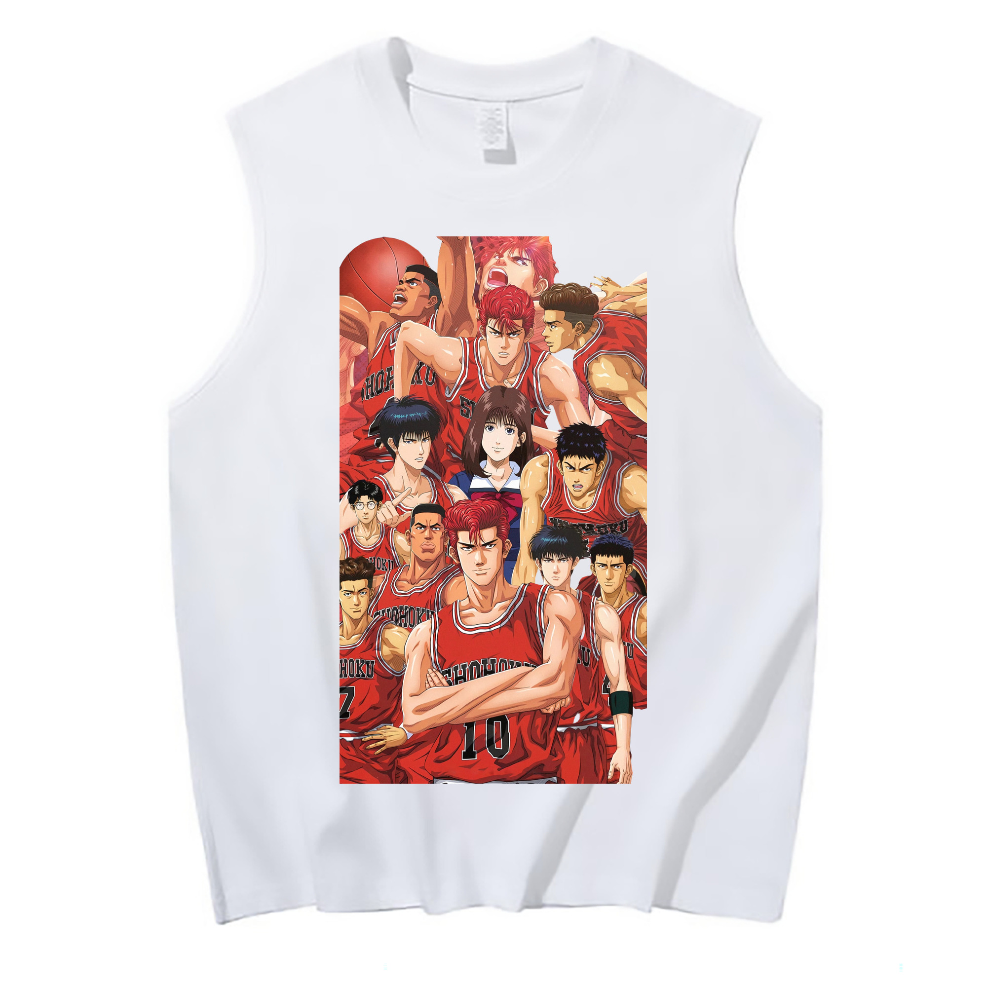 （画像用） SLAM DUNK／スラムダンク コットン100％タンクトップ（フロントプリント）