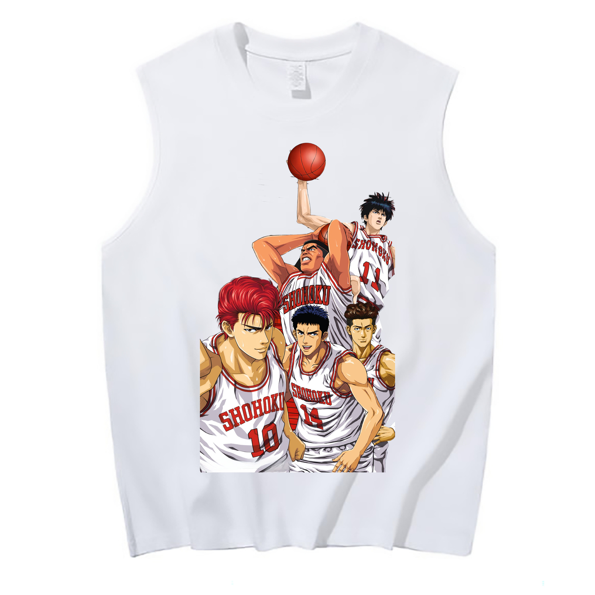 （画像用） SLAM DUNK／スラムダンク コットン100％タンクトップ（フロントプリント）