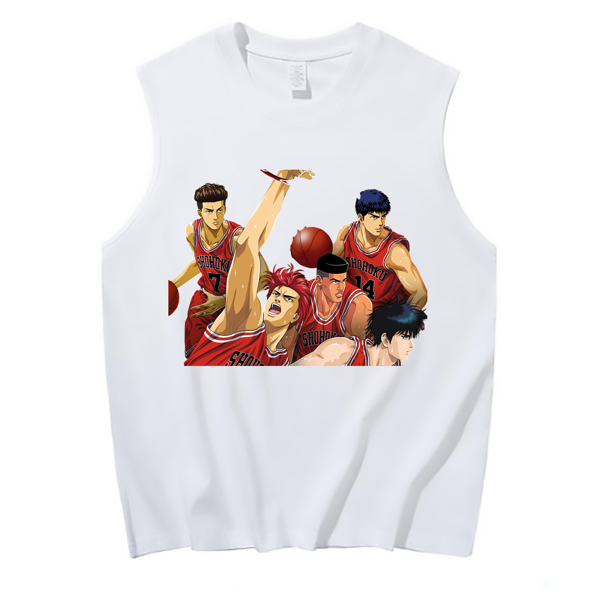 （画像用） SLAM DUNK／スラムダンク コットン100％タンクトップ（フロントプリント）