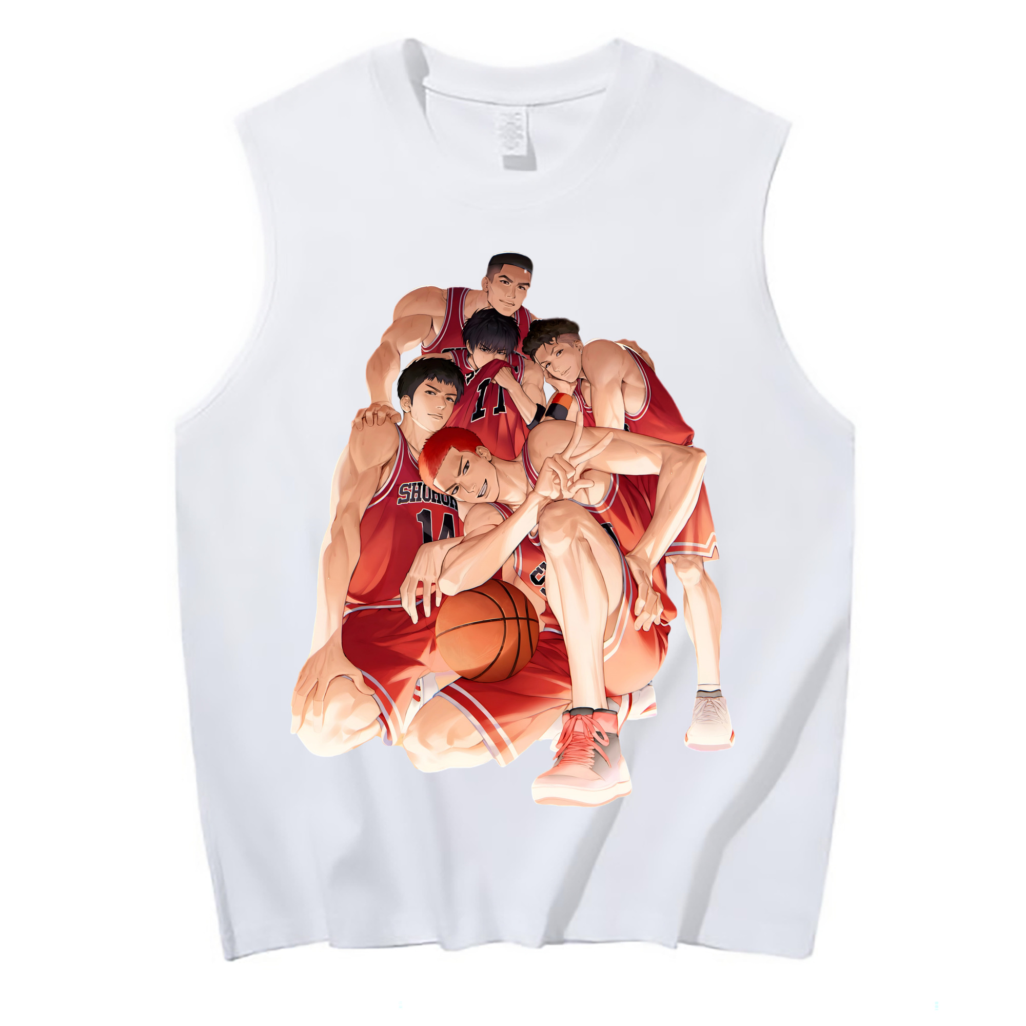 （画像用） SLAM DUNK／スラムダンク コットン100％タンクトップ（フロントプリント）
