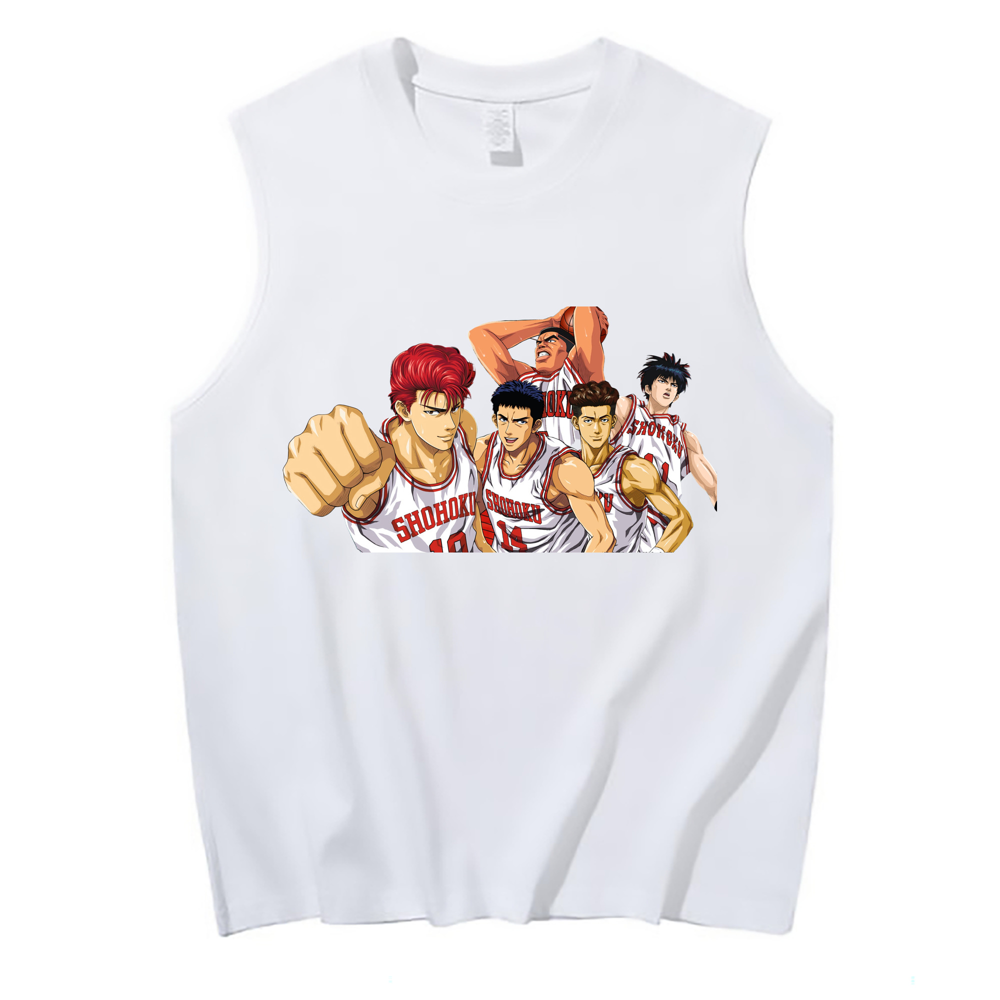 （画像用） SLAM DUNK／スラムダンク コットン100％タンクトップ（フロントプリント）