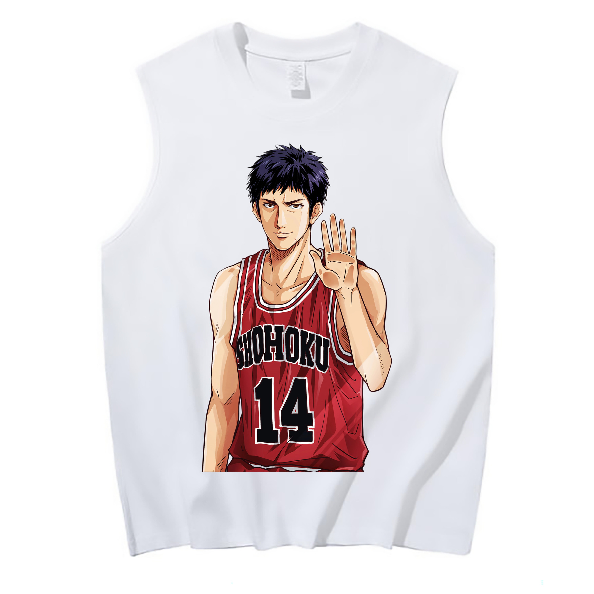 （画像用） SLAM DUNK／スラムダンク コットン100％タンクトップ（フロントプリント）