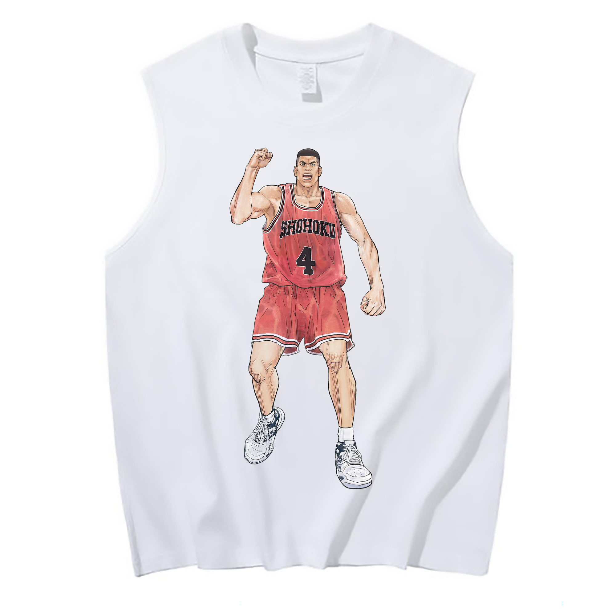 （画像用） SLAM DUNK／スラムダンク コットン100％タンクトップ（フロントプリント）