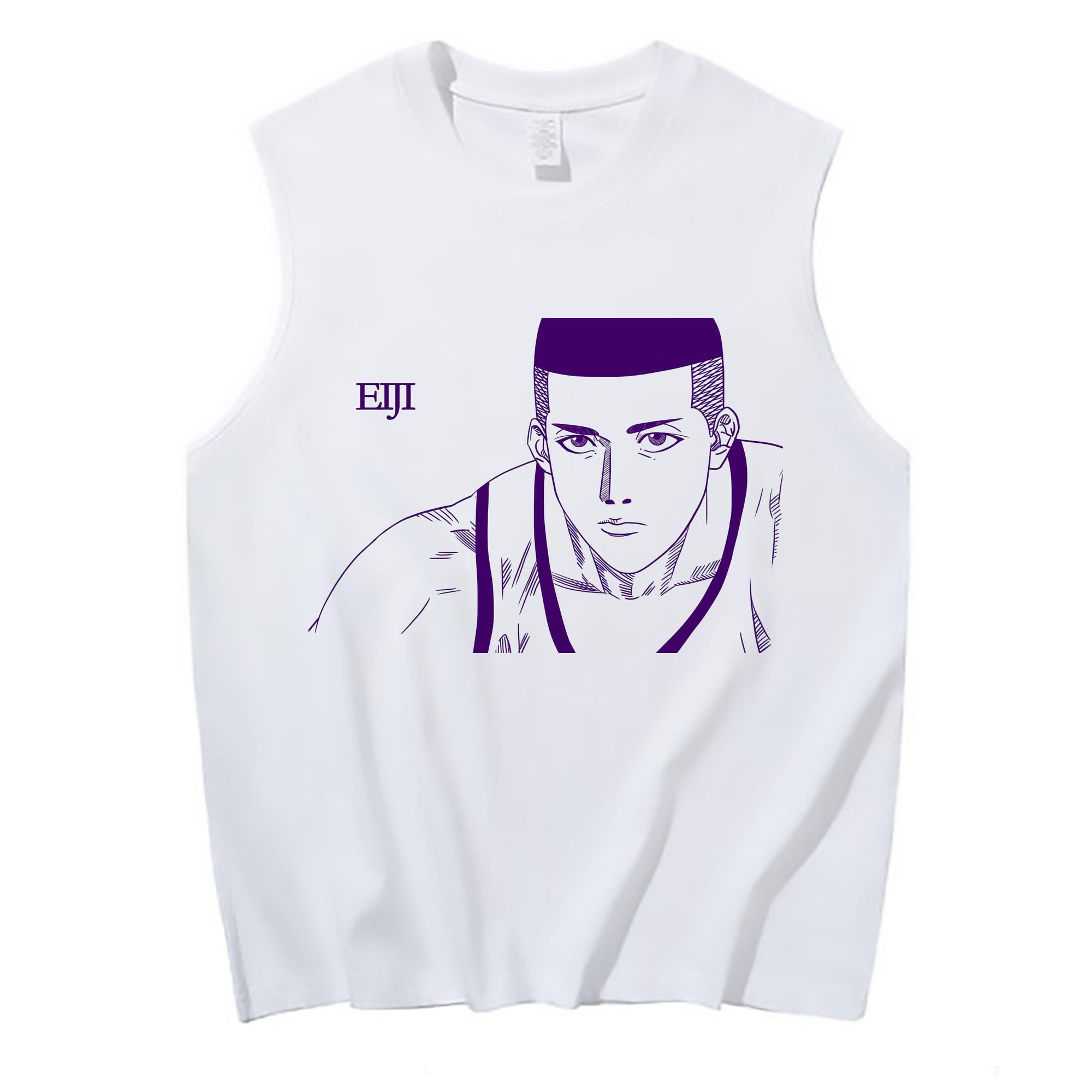 （画像用） SLAM DUNK／スラムダンク コットン100％タンクトップ（フロントプリント）
