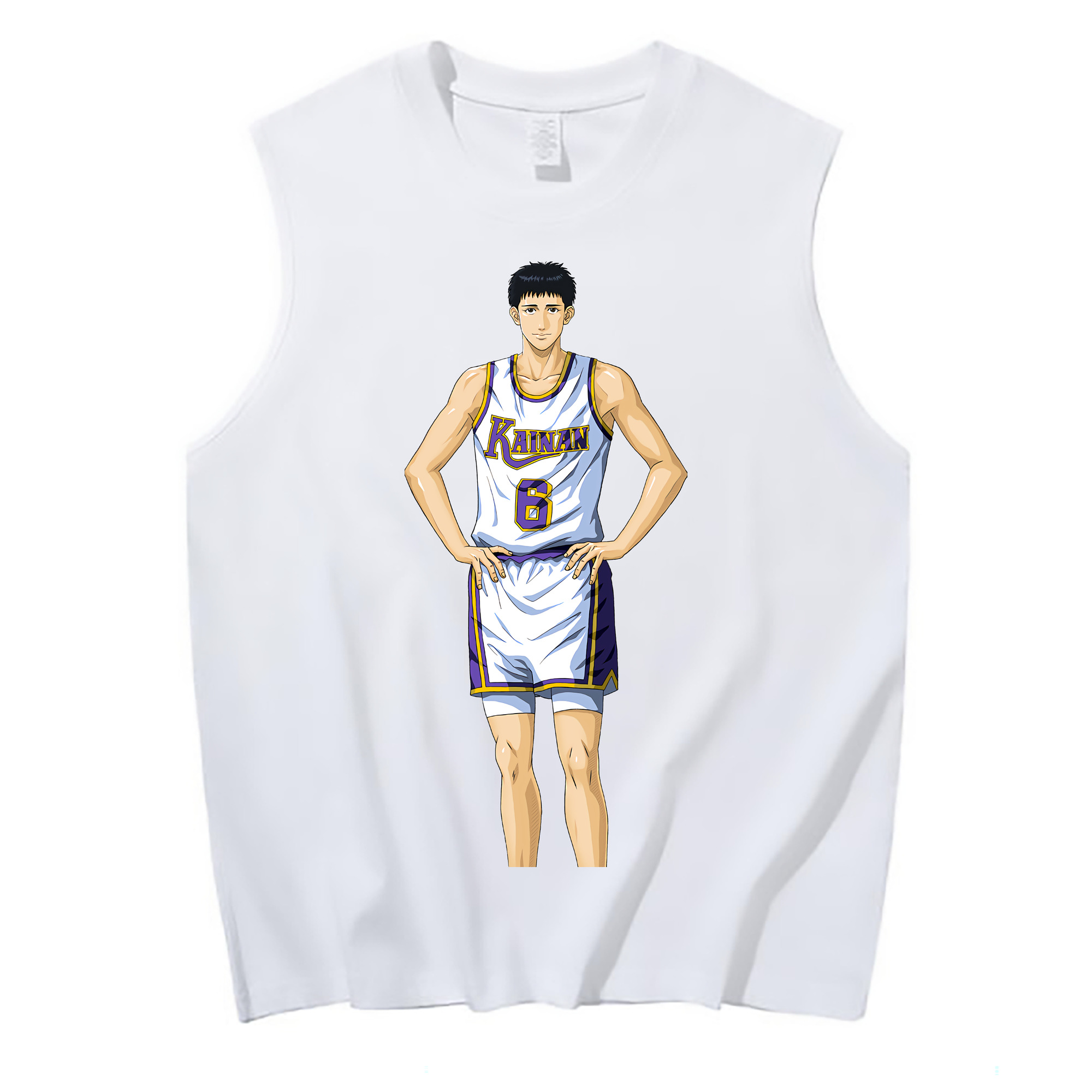 （画像用） SLAM DUNK／スラムダンク コットン100％タンクトップ（フロントプリント）