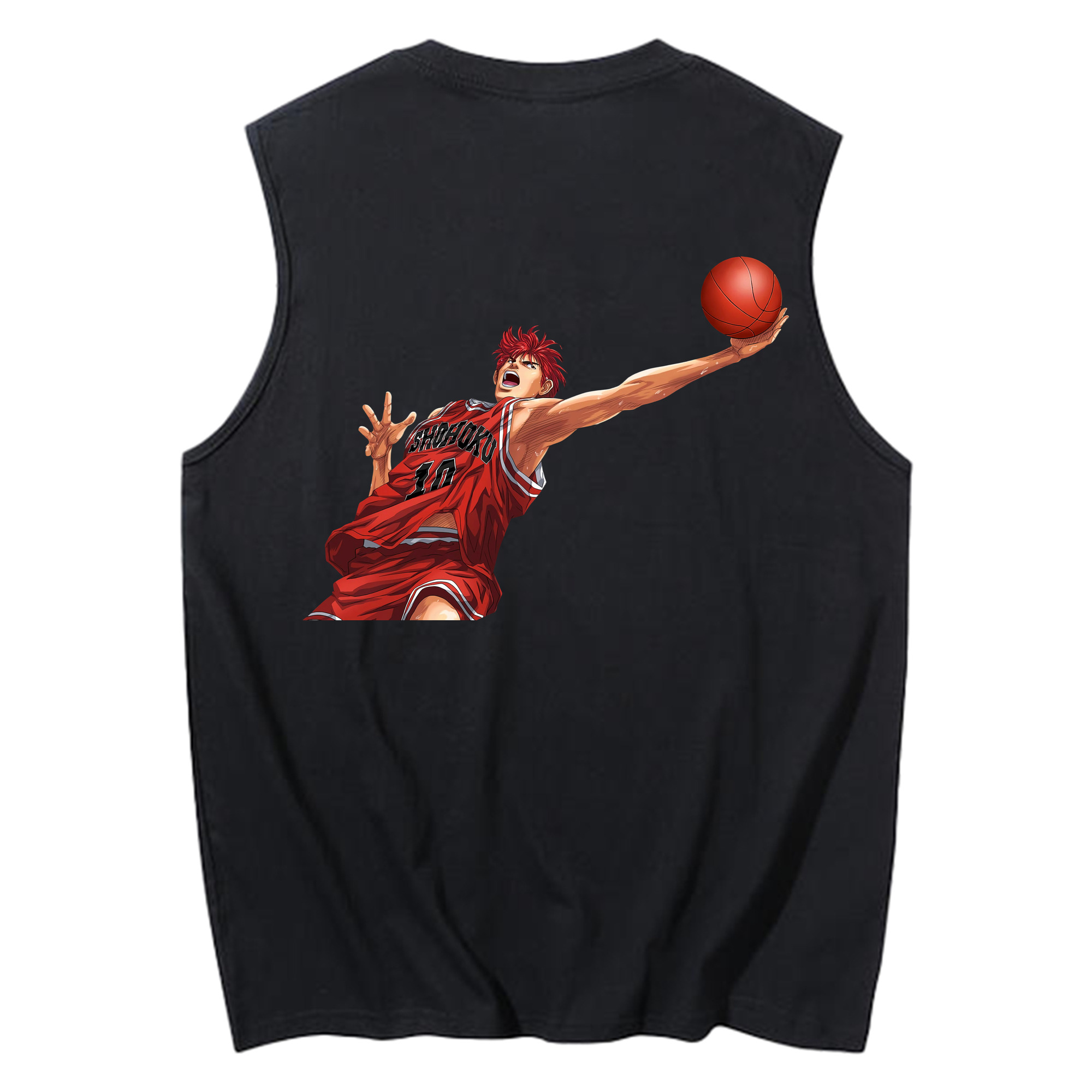 （画像用） SLAM DUNK／スラムダンク コットン100％タンクトップ（背面プリント）