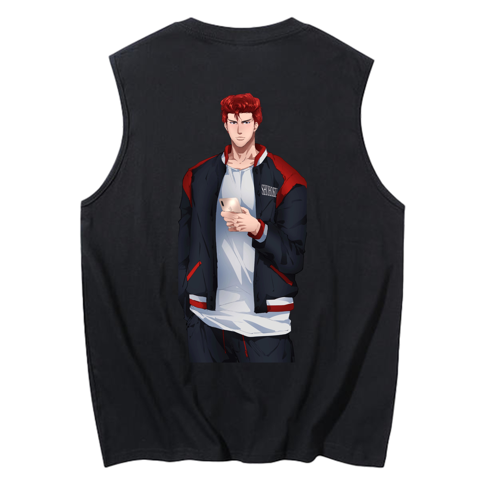 （画像用） SLAM DUNK／スラムダンク コットン100％タンクトップ（背面プリント）
