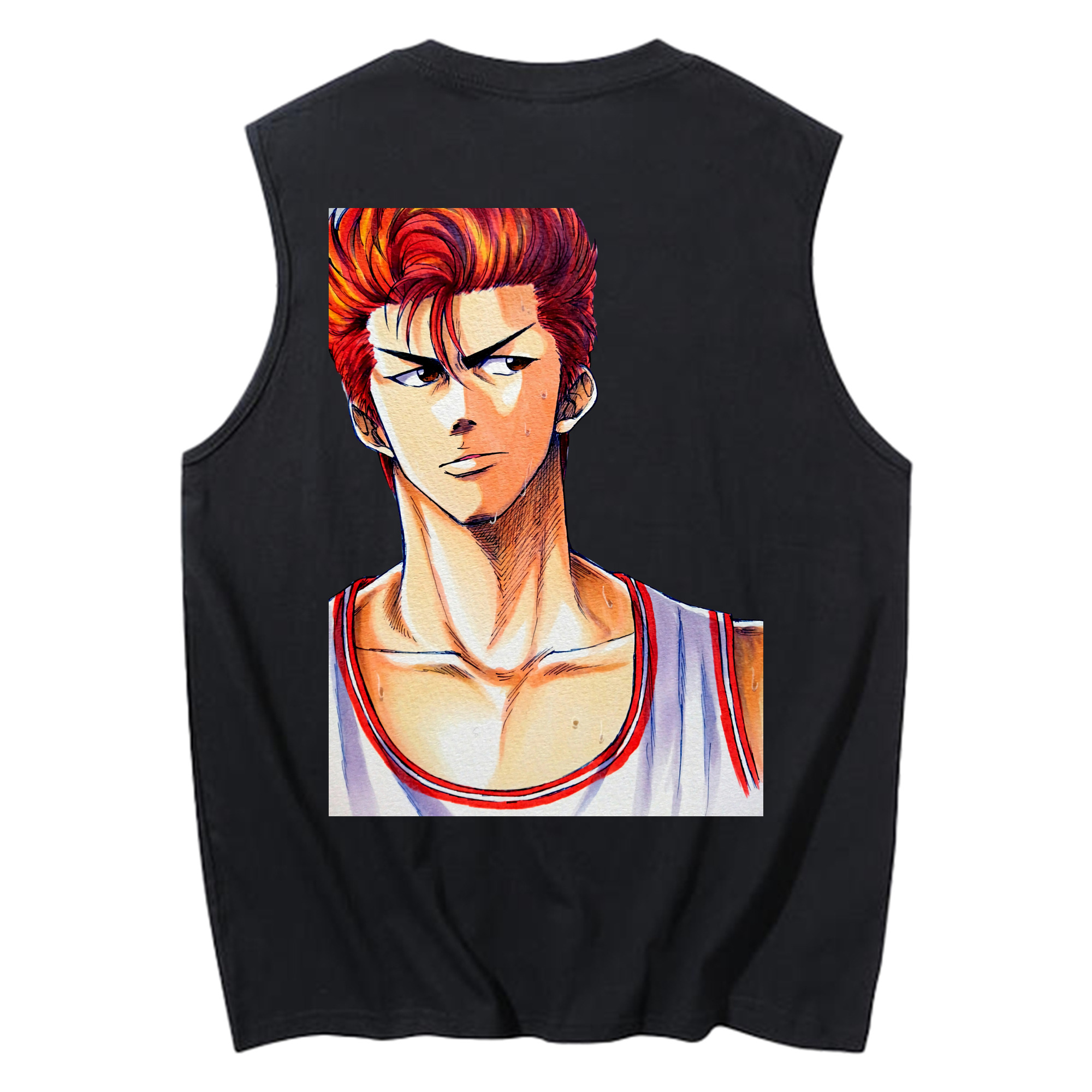 （画像用） SLAM DUNK／スラムダンク コットン100％タンクトップ（背面プリント）