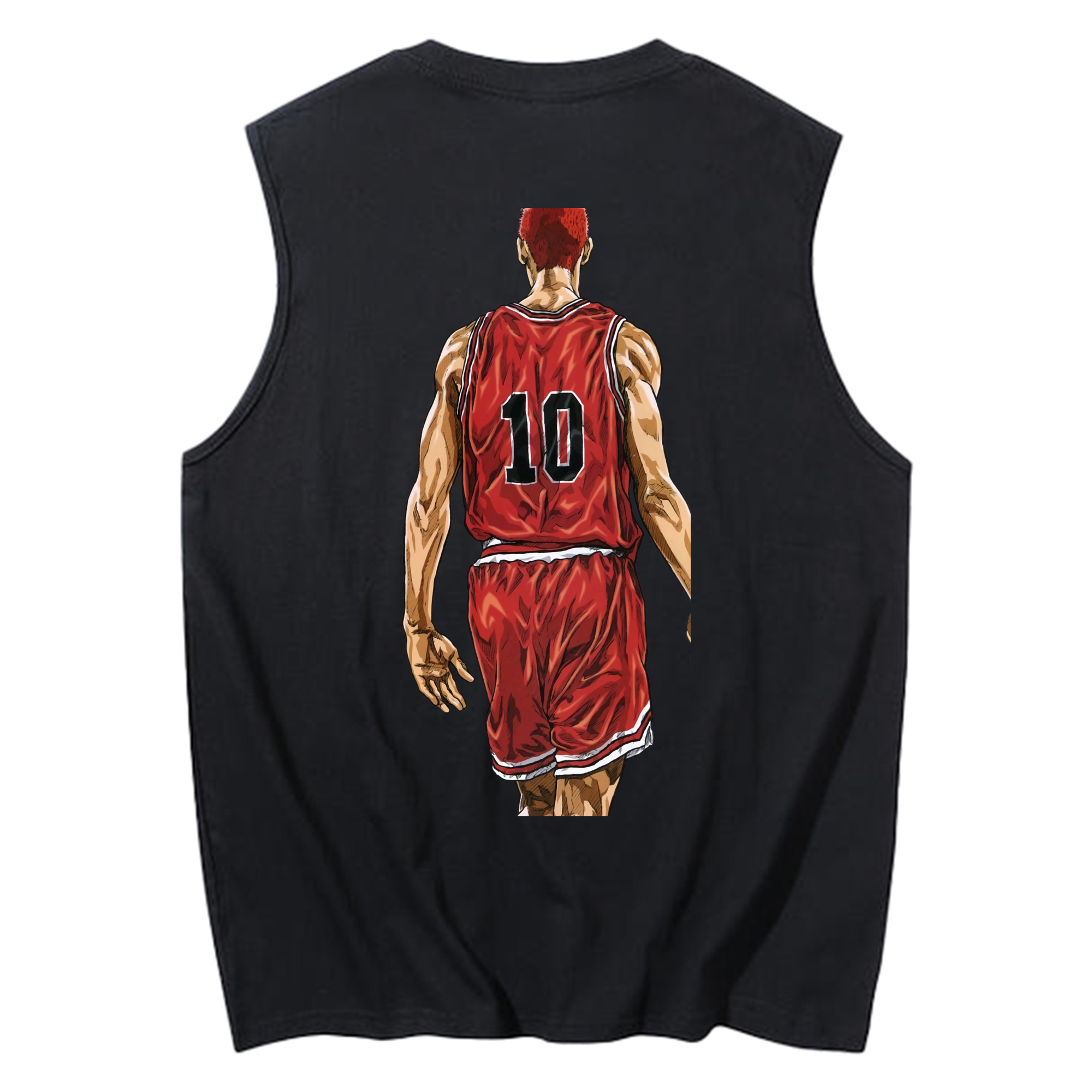 （画像用） SLAM DUNK／スラムダンク コットン100％タンクトップ（背面プリント）