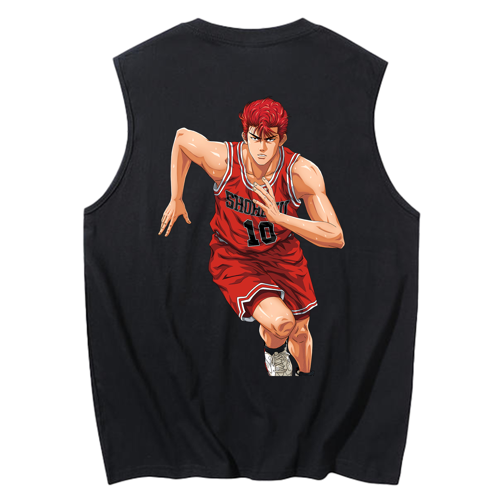（画像用） SLAM DUNK／スラムダンク コットン100％タンクトップ（背面プリント）