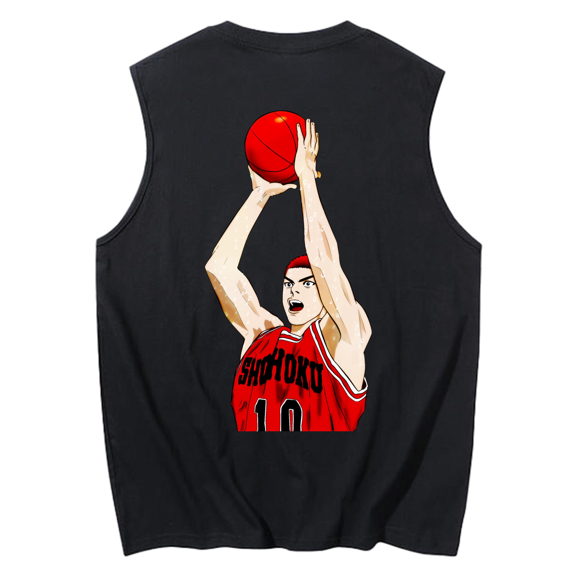 （画像用） SLAM DUNK／スラムダンク コットン100％タンクトップ（背面プリント）