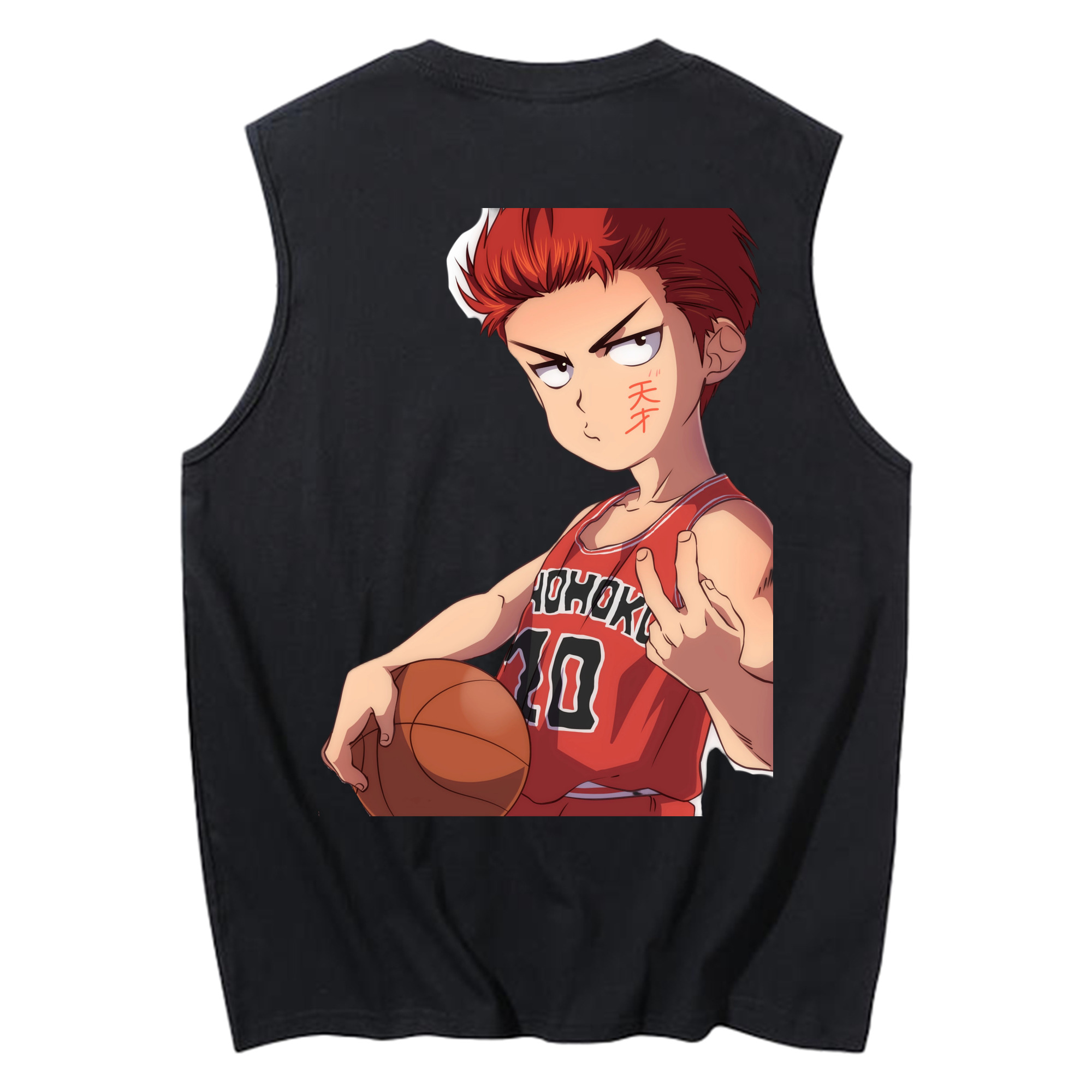 （画像用） SLAM DUNK／スラムダンク コットン100％タンクトップ（背面プリント）