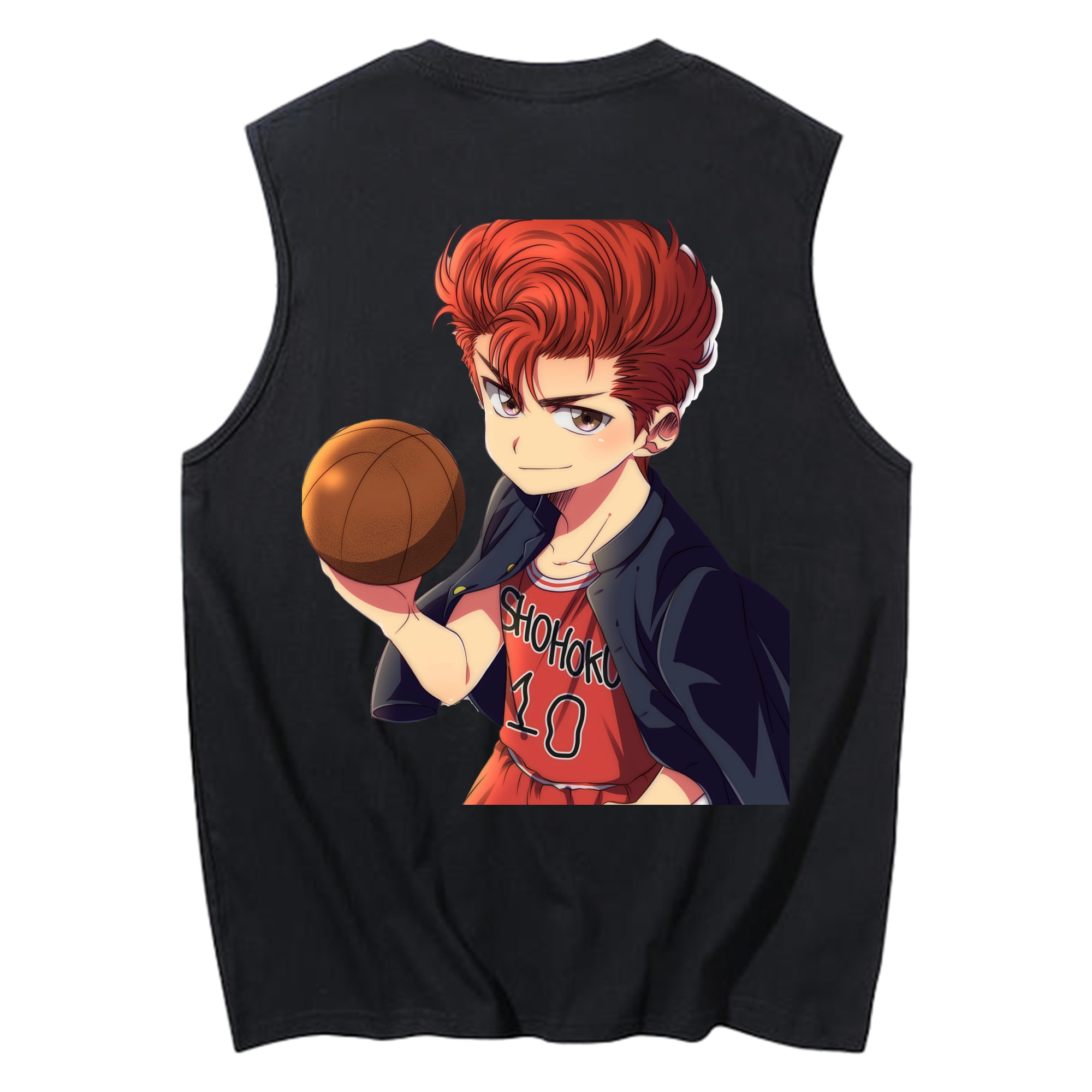 （画像用） SLAM DUNK／スラムダンク コットン100％タンクトップ（背面プリント）