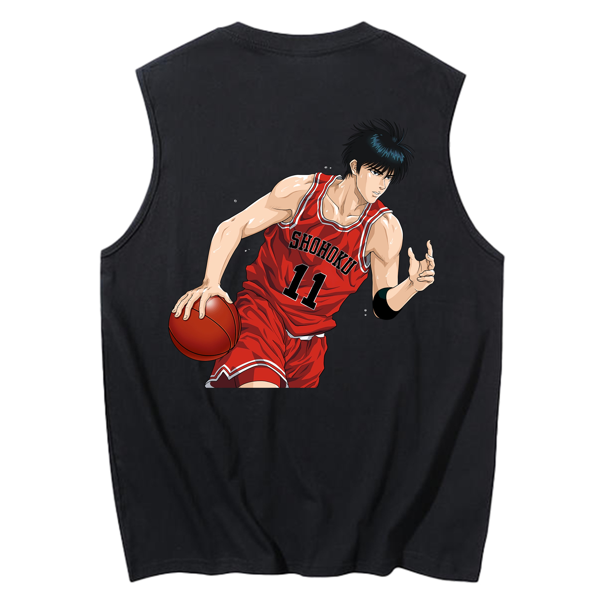 （画像用） SLAM DUNK／スラムダンク コットン100％タンクトップ（背面プリント）