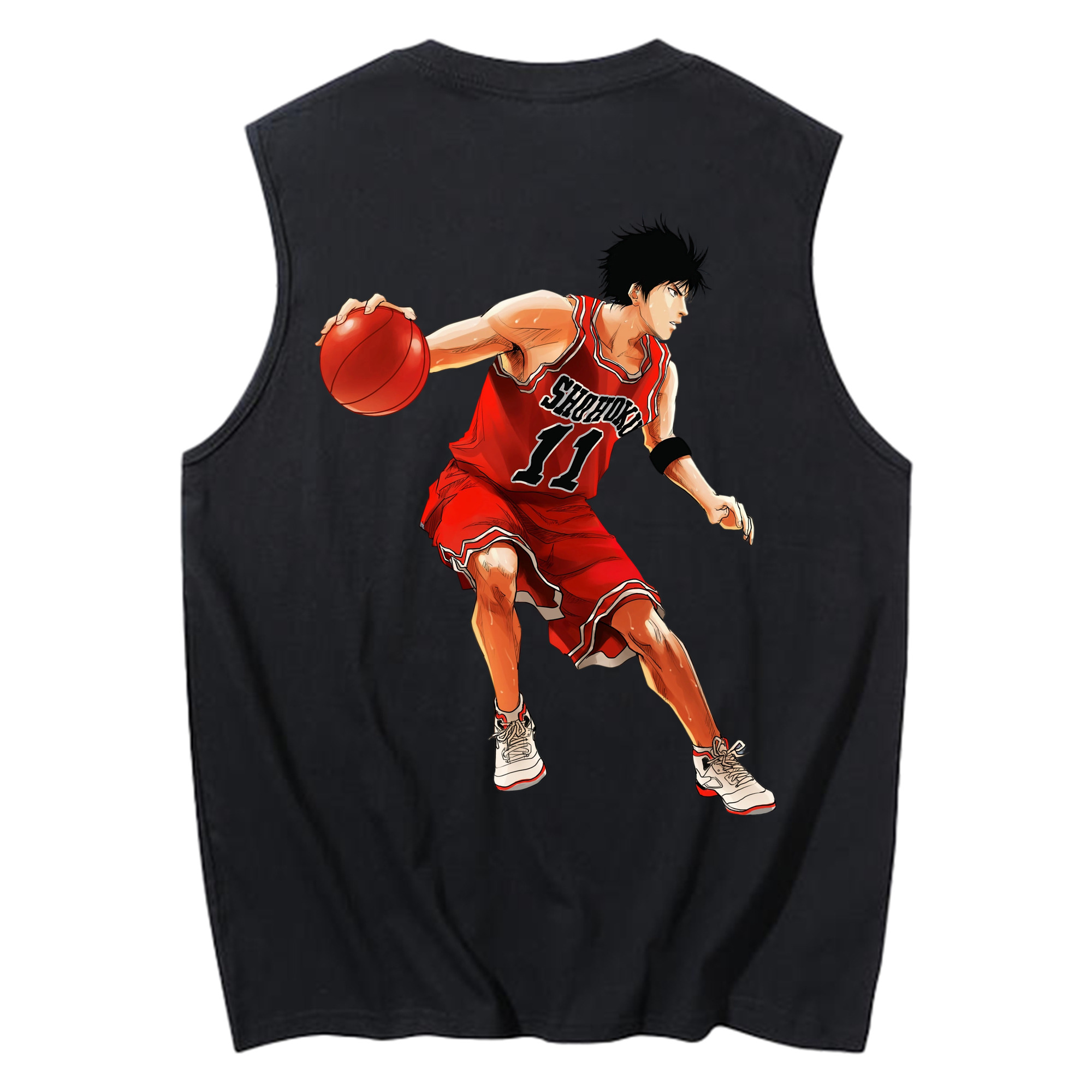 （画像用） SLAM DUNK／スラムダンク コットン100％タンクトップ（背面プリント）