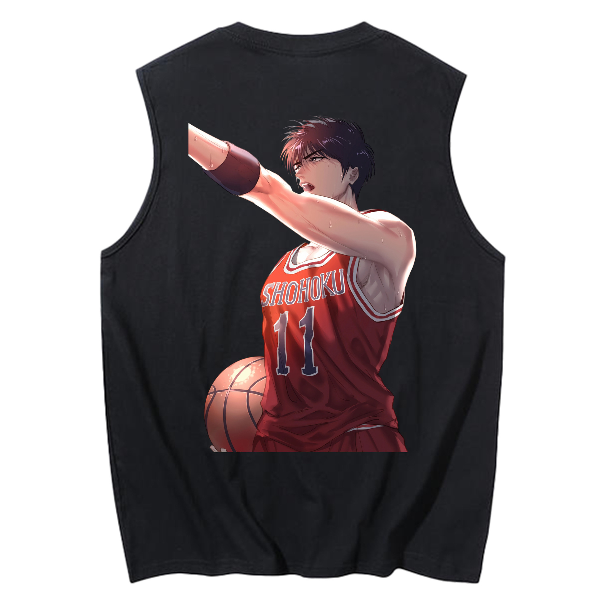 （画像用） SLAM DUNK／スラムダンク コットン100％タンクトップ（背面プリント）