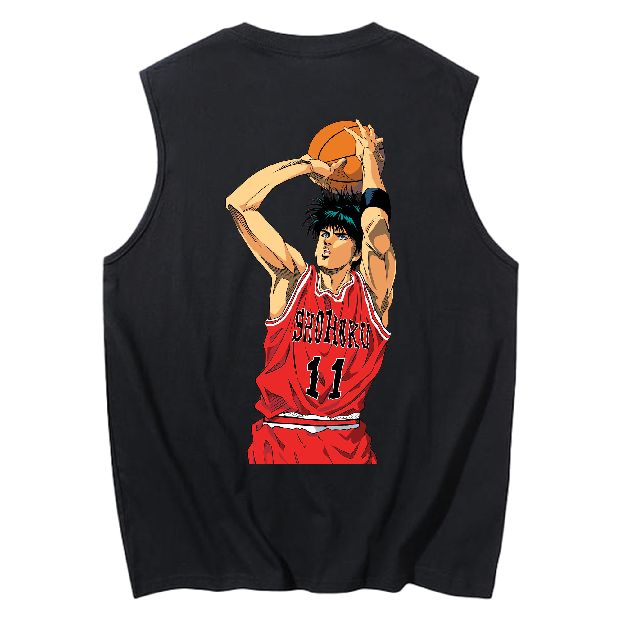（画像用） SLAM DUNK／スラムダンク コットン100％タンクトップ（背面プリント）