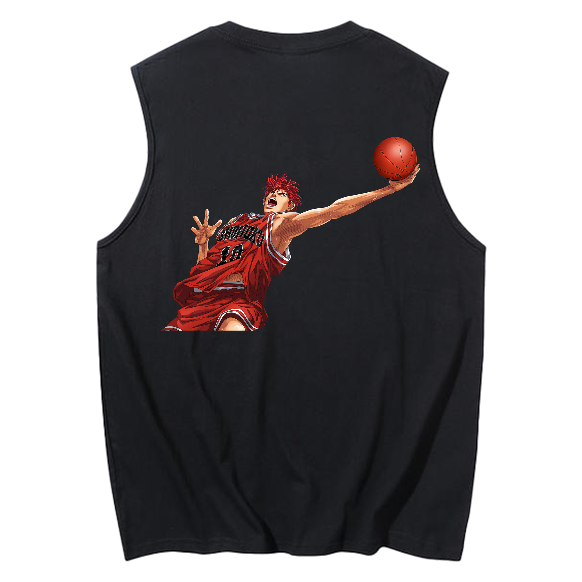 （画像用） SLAM DUNK／スラムダンク コットン100％タンクトップ（背面プリント）