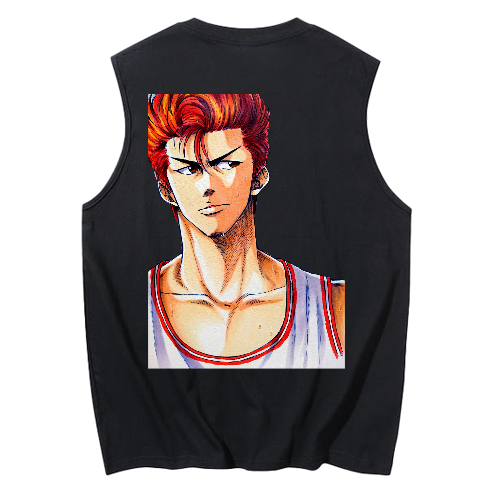 （画像用） SLAM DUNK／スラムダンク コットン100％タンクトップ（背面プリント）
