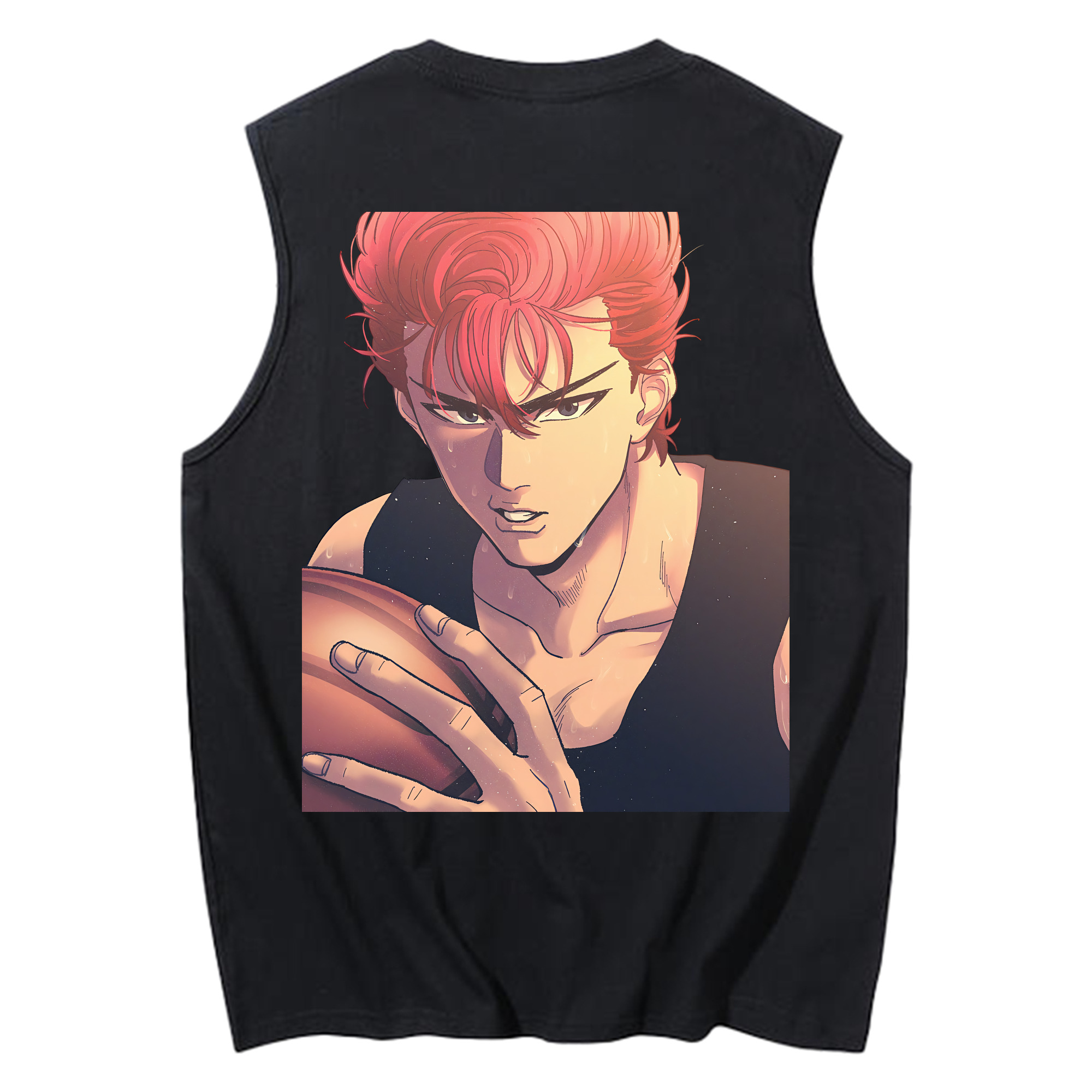 （画像用） SLAM DUNK／スラムダンク コットン100％タンクトップ（背面プリント）