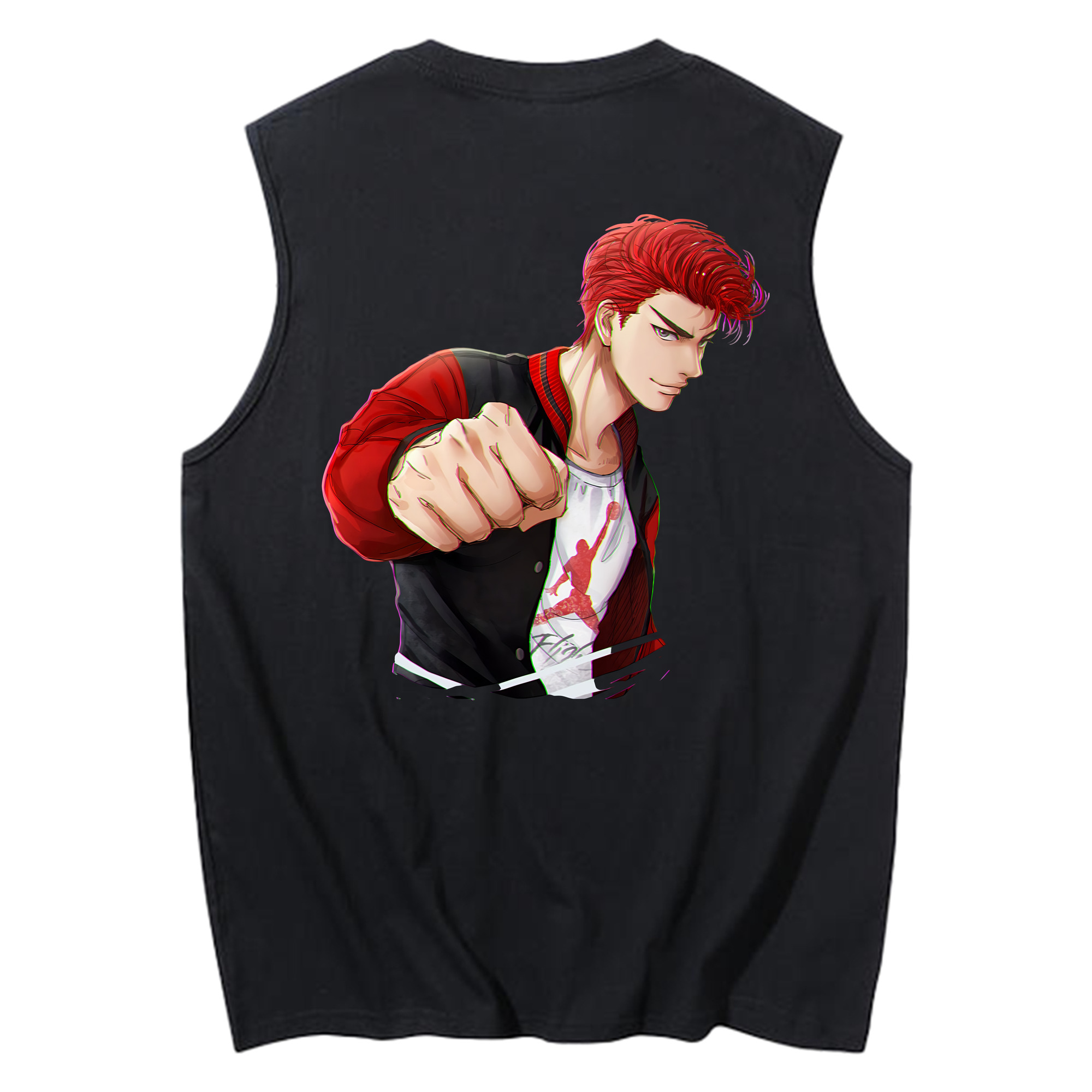 （画像用） SLAM DUNK／スラムダンク コットン100％タンクトップ（背面プリント）