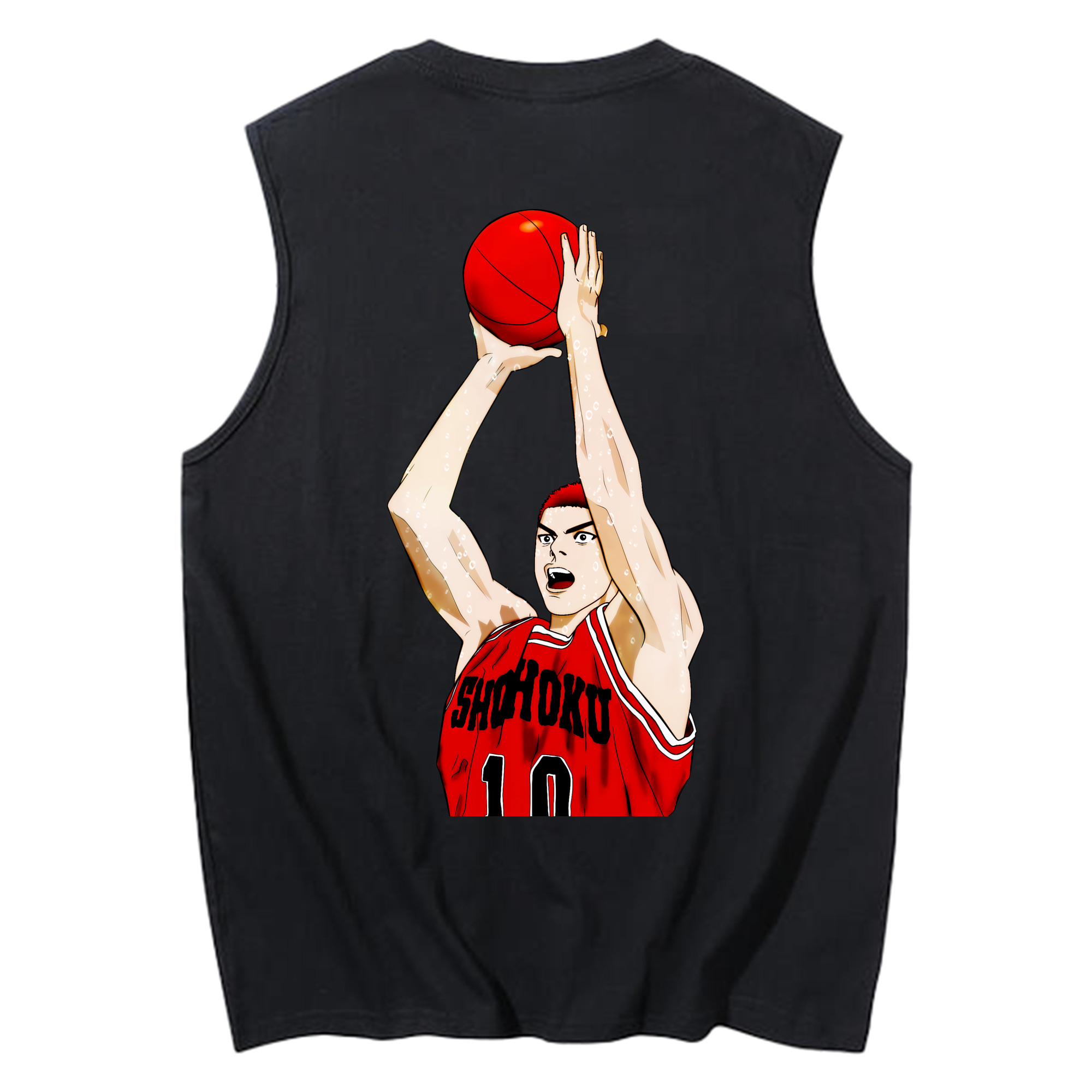 （画像用） SLAM DUNK／スラムダンク コットン100％タンクトップ（背面プリント）