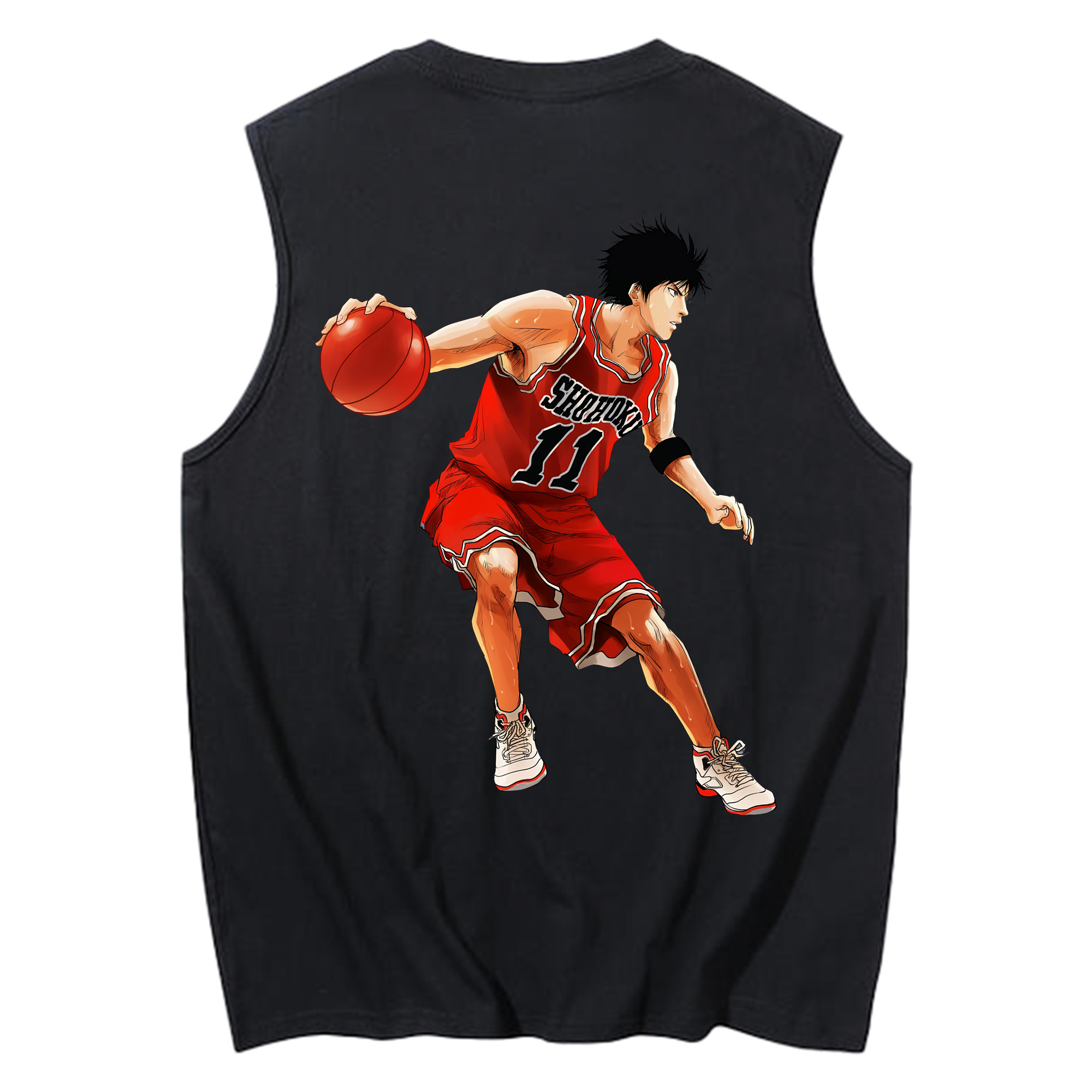 （画像用） SLAM DUNK／スラムダンク コットン100％タンクトップ（背面プリント）