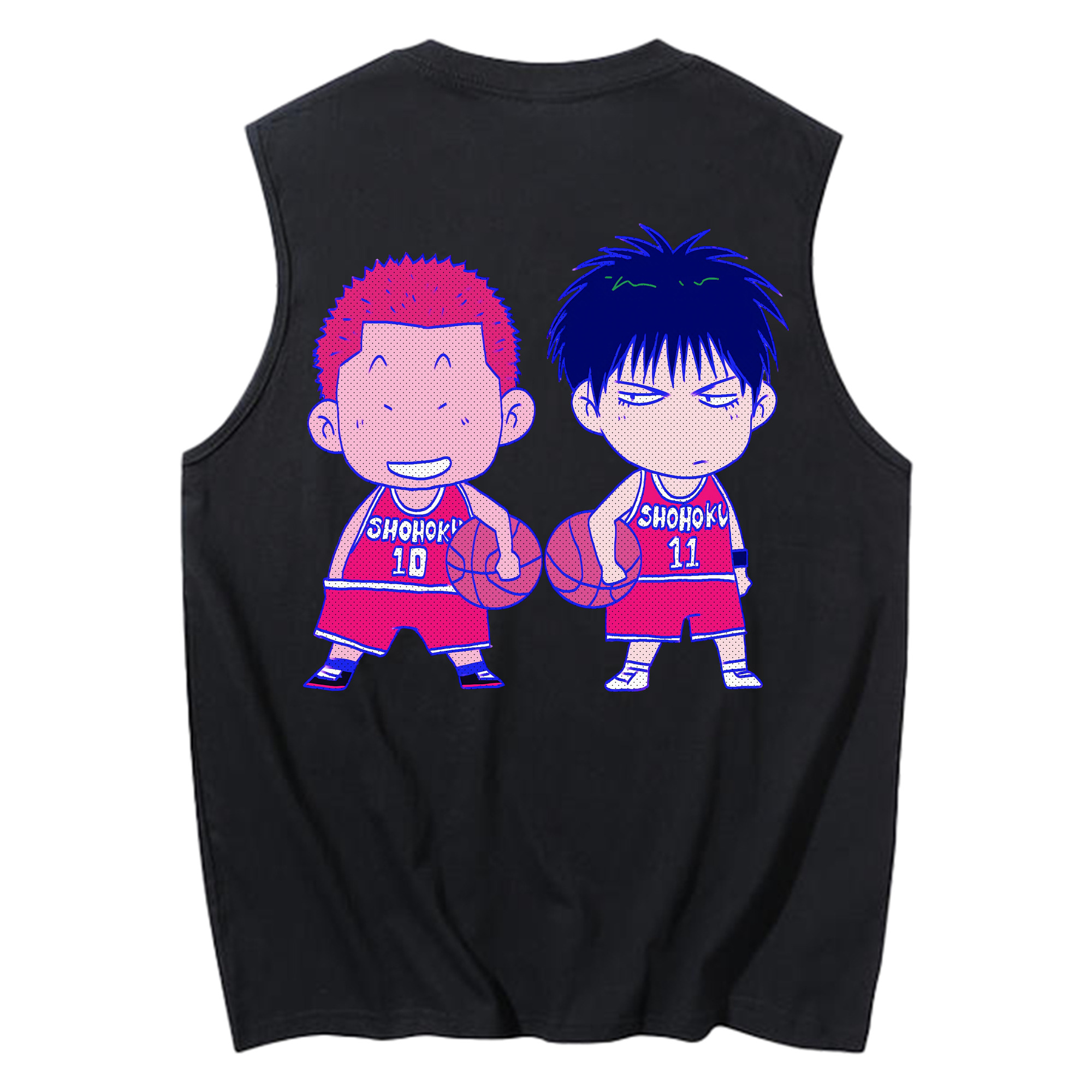 （画像用） SLAM DUNK／スラムダンク コットン100％タンクトップ（背面プリント）