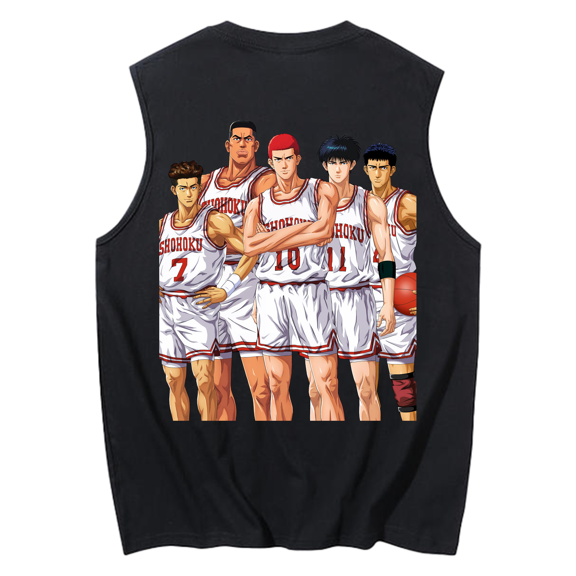 （画像用） SLAM DUNK／スラムダンク コットン100％タンクトップ（背面プリント）