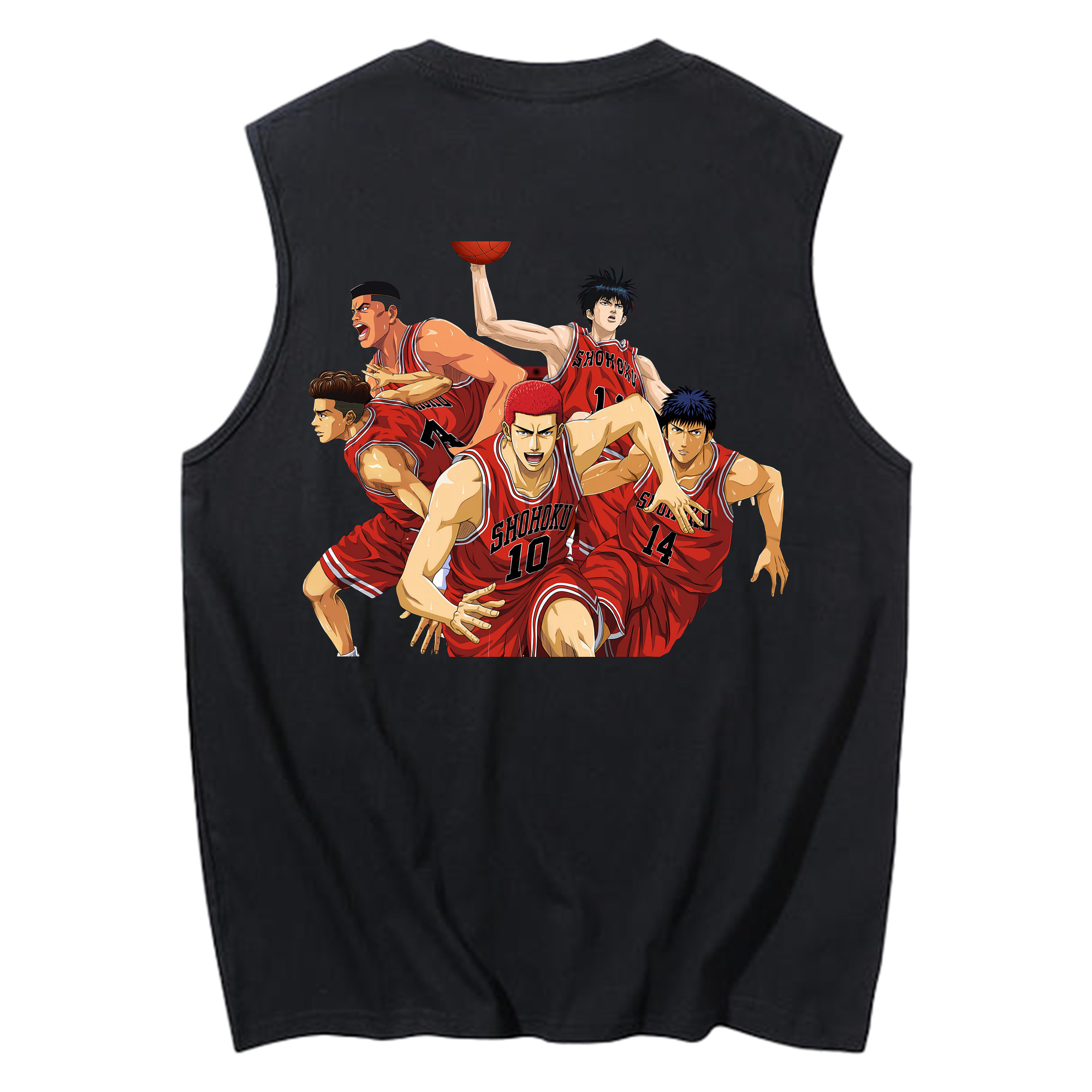 （画像用） SLAM DUNK／スラムダンク コットン100％タンクトップ（背面プリント）