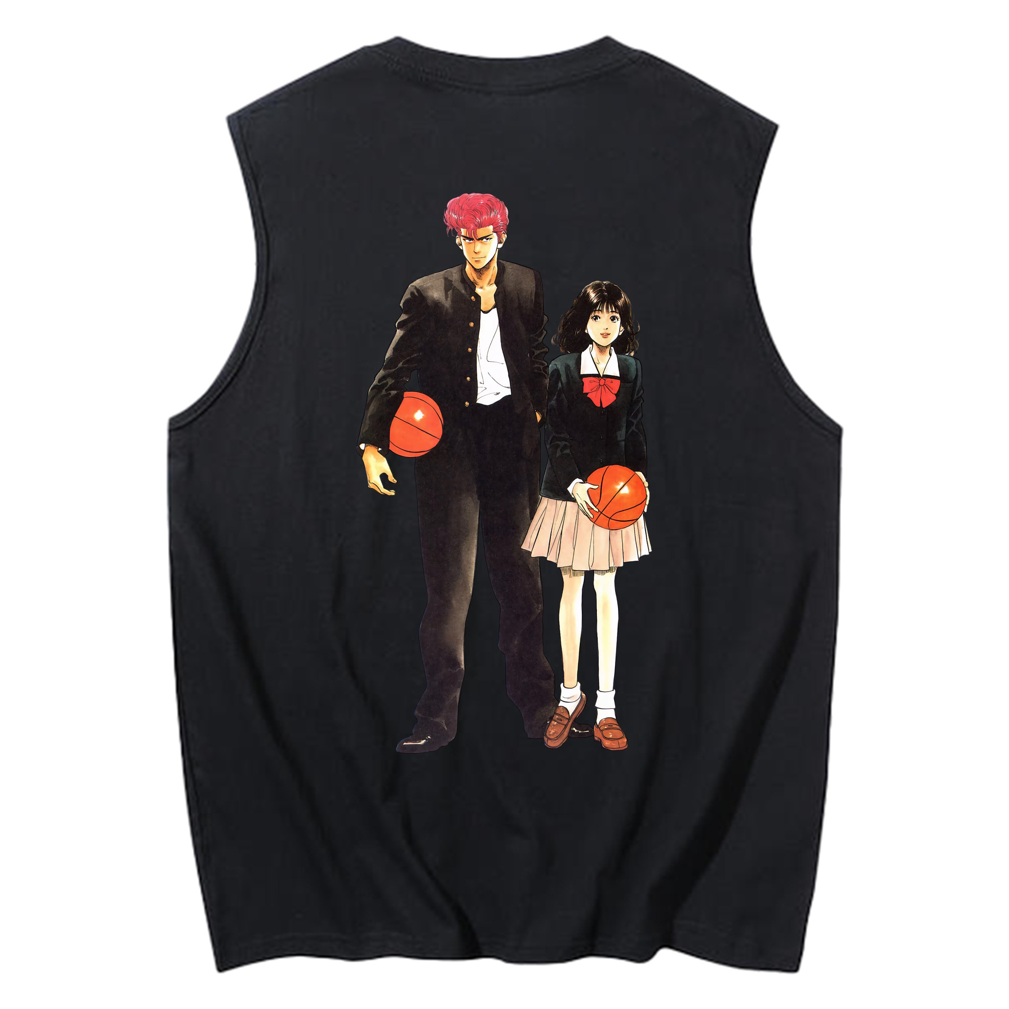 （画像用） SLAM DUNK／スラムダンク コットン100％タンクトップ（背面プリント）