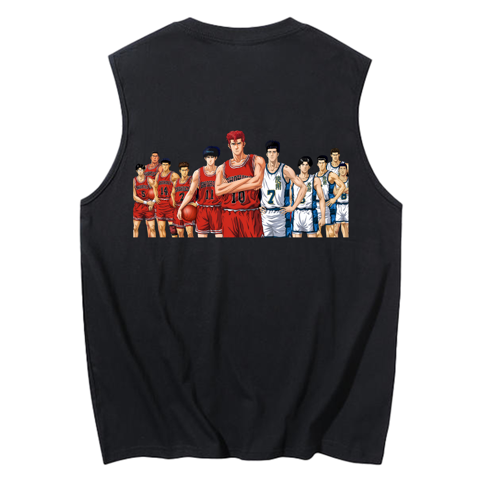 （画像用） SLAM DUNK／スラムダンク コットン100％タンクトップ（背面プリント）