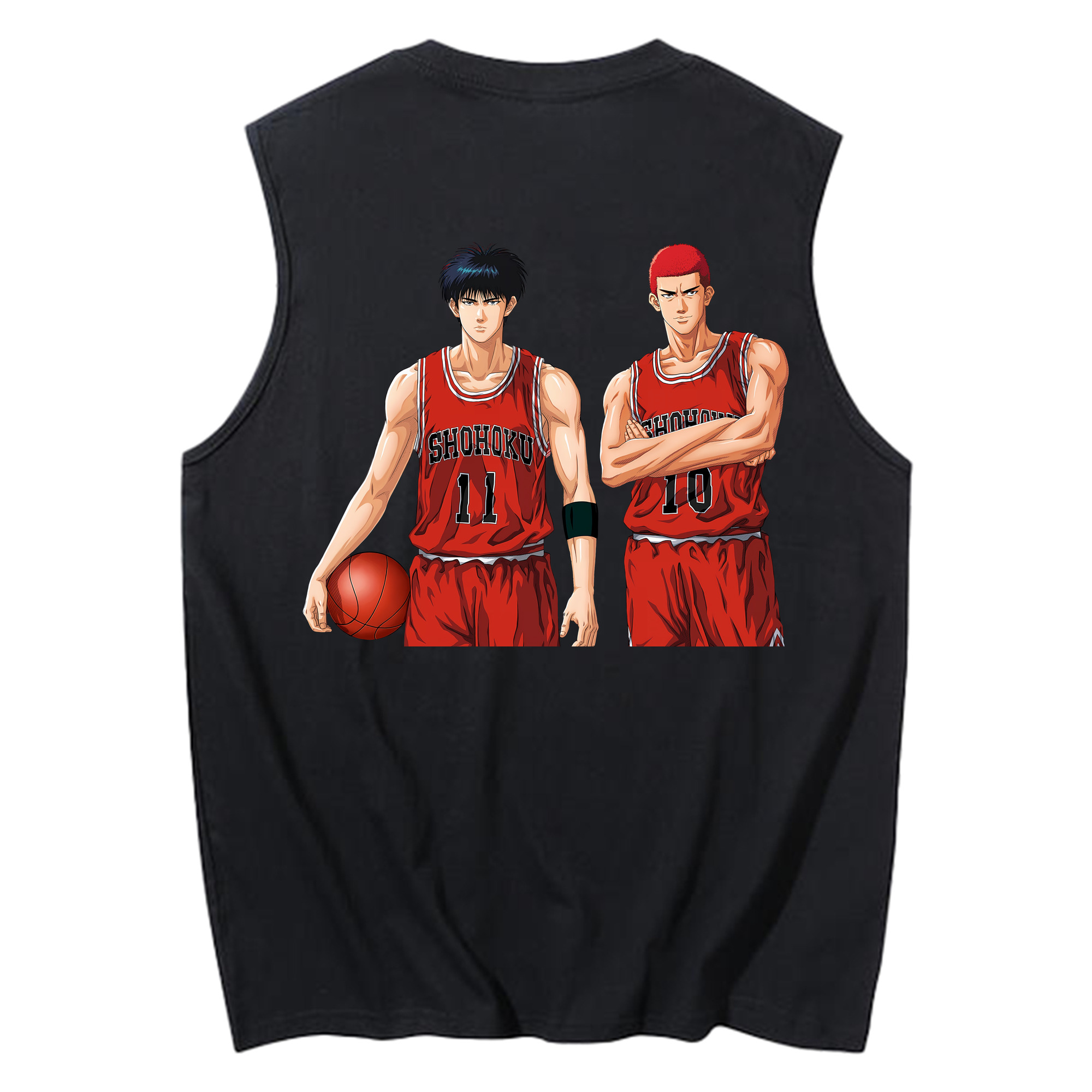 （画像用） SLAM DUNK／スラムダンク コットン100％タンクトップ（背面プリント）