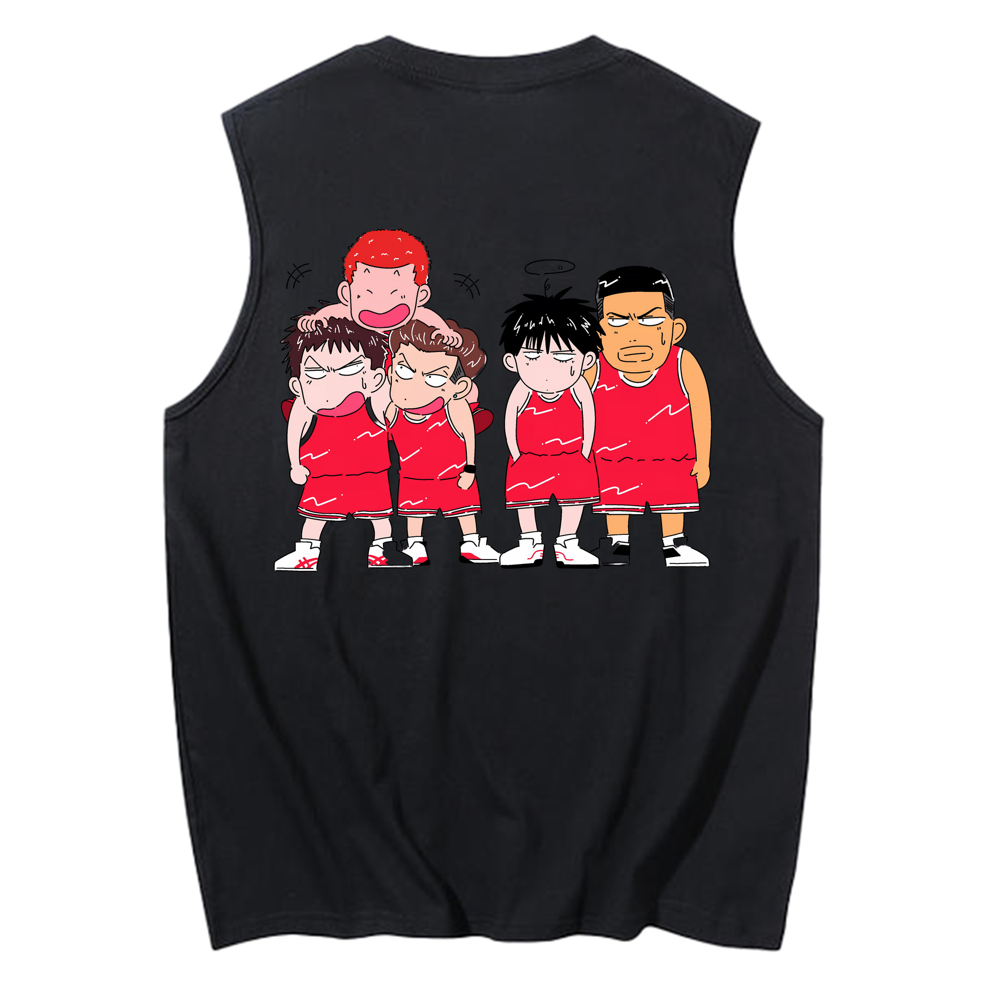 （画像用） SLAM DUNK／スラムダンク コットン100％タンクトップ（背面プリント）
