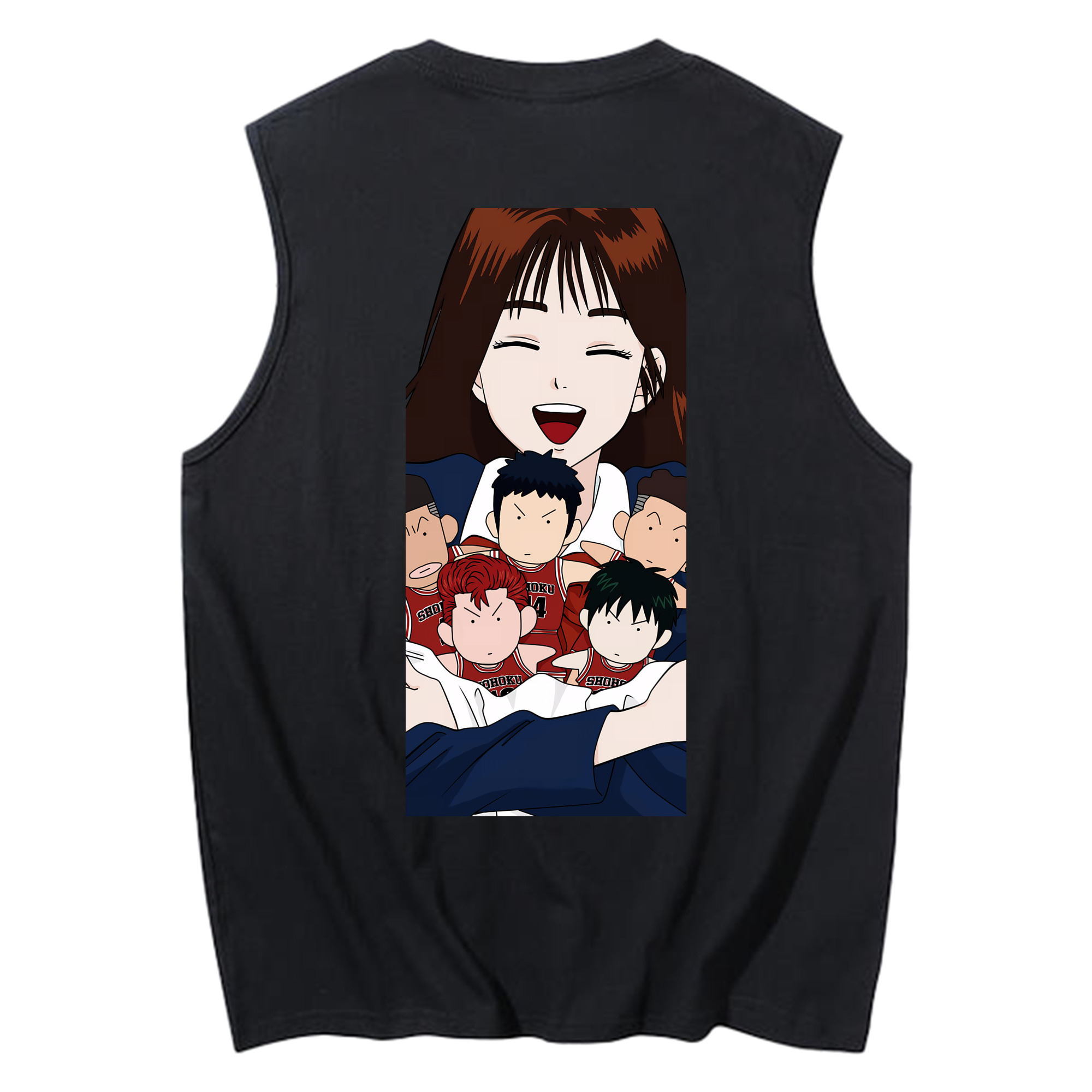 （画像用） SLAM DUNK／スラムダンク コットン100％タンクトップ（背面プリント）