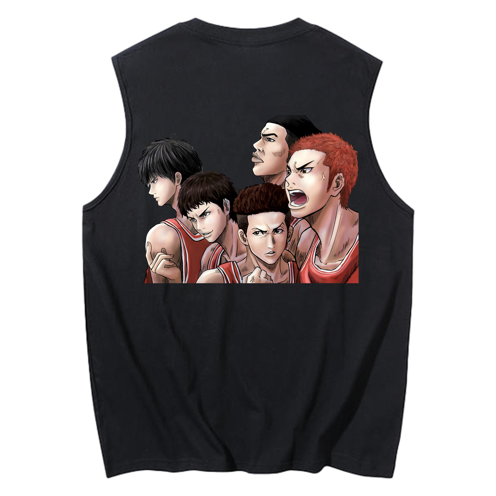 （画像用） SLAM DUNK／スラムダンク コットン100％タンクトップ（背面プリント）