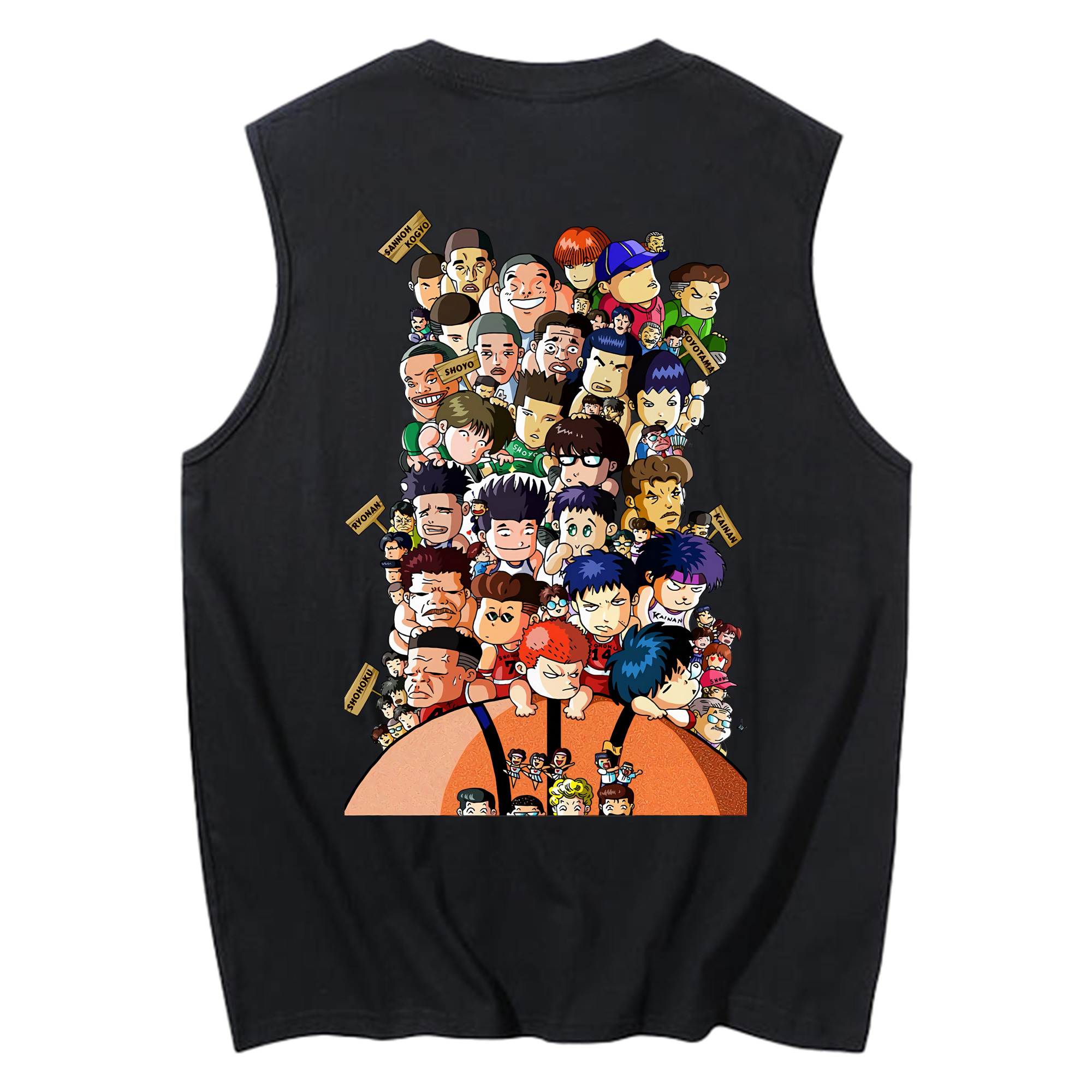 （画像用） SLAM DUNK／スラムダンク コットン100％タンクトップ（背面プリント）