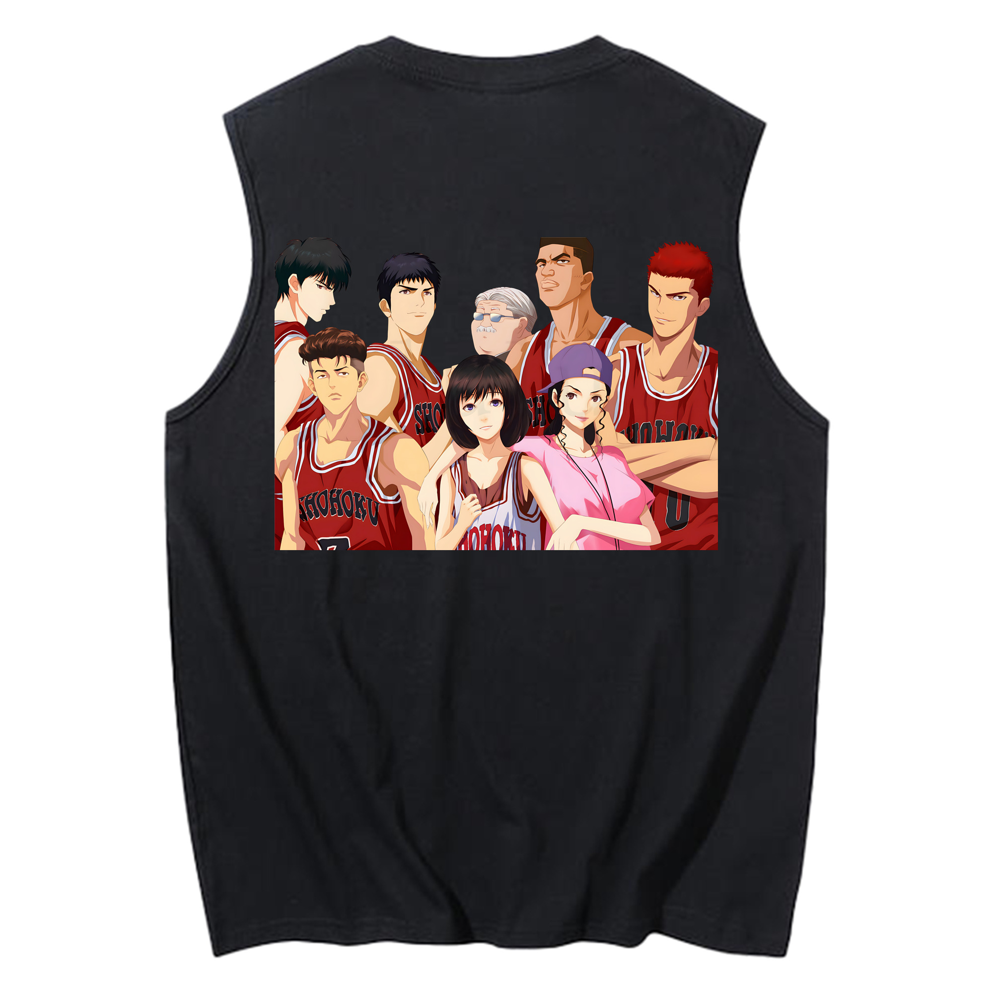 （画像用） SLAM DUNK／スラムダンク コットン100％タンクトップ（背面プリント）