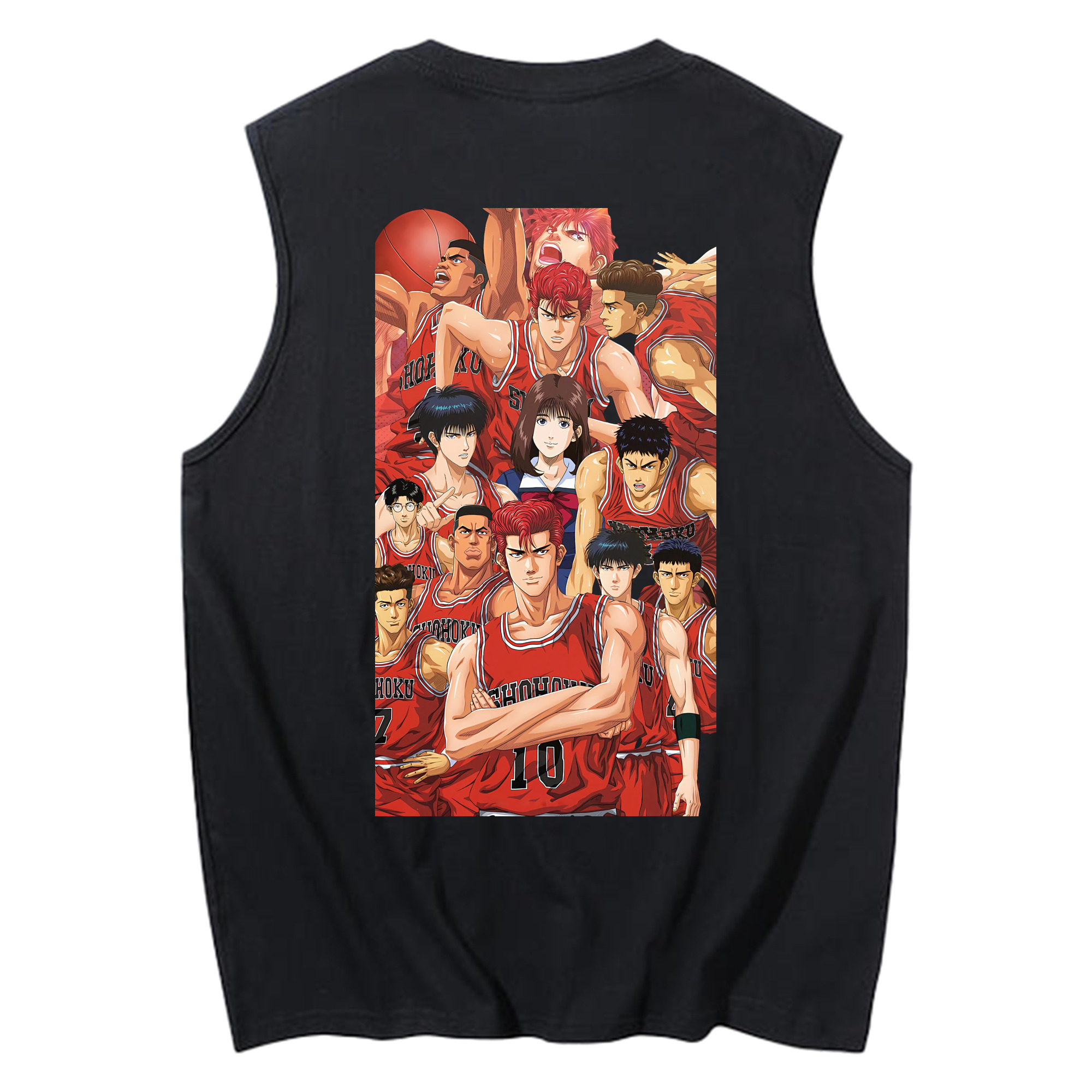 （画像用） SLAM DUNK／スラムダンク コットン100％タンクトップ（背面プリント）