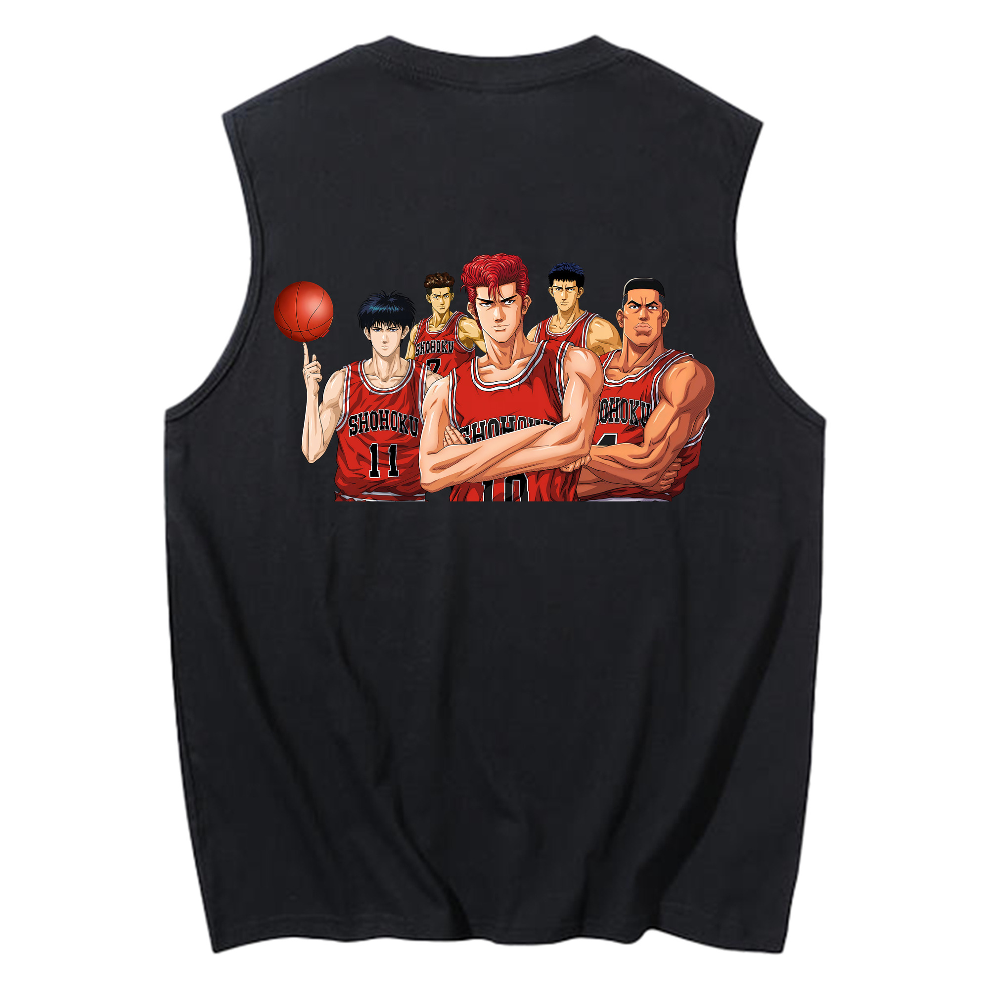 （画像用） SLAM DUNK／スラムダンク コットン100％タンクトップ（背面プリント）