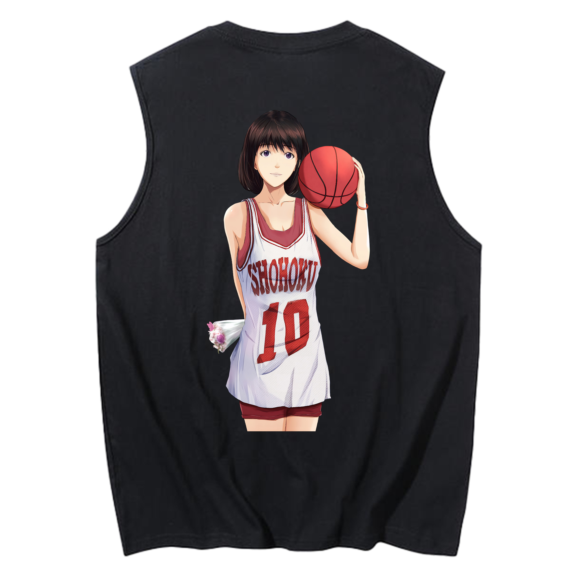（画像用） SLAM DUNK／スラムダンク コットン100％タンクトップ（背面プリント）
