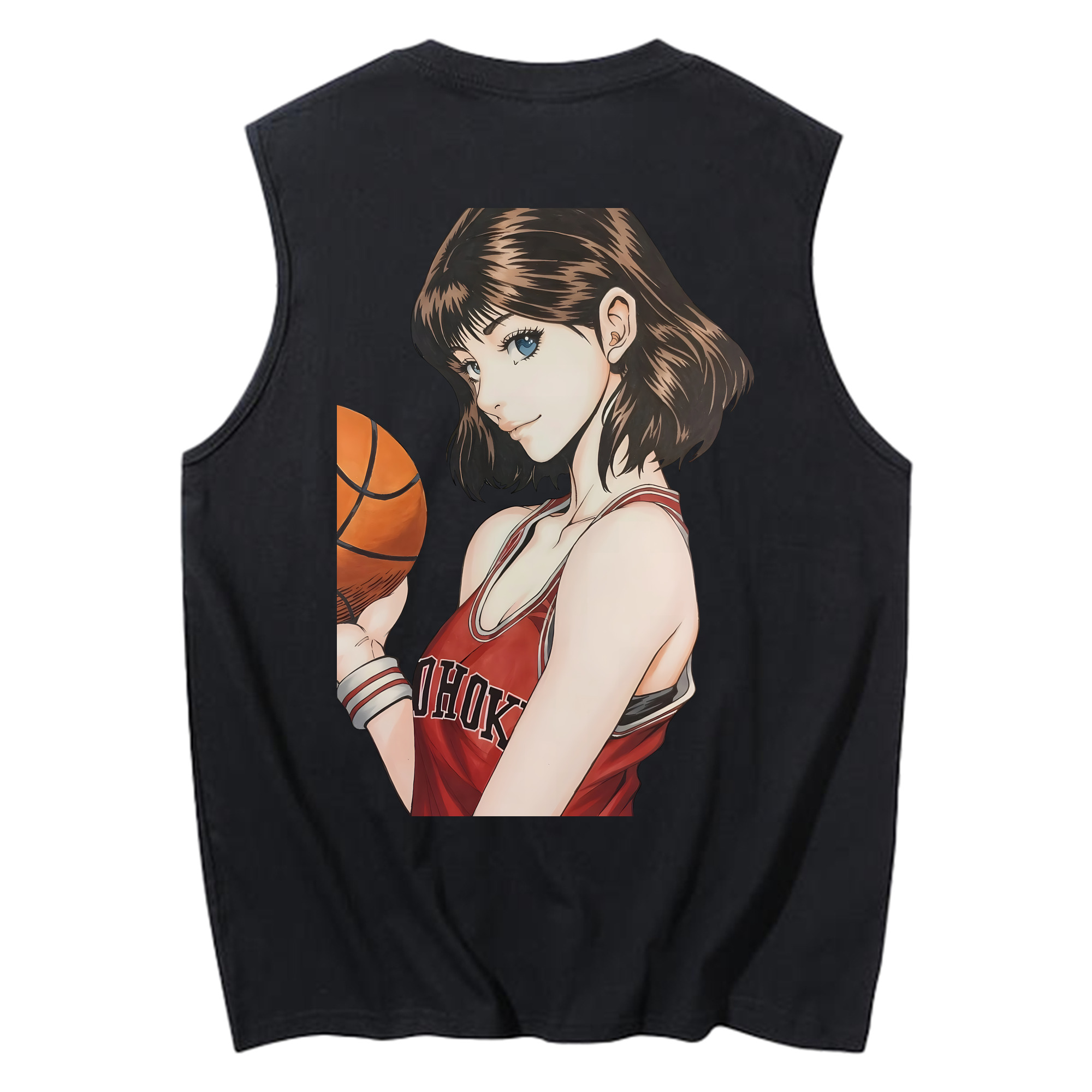 （画像用） SLAM DUNK／スラムダンク コットン100％タンクトップ（背面プリント）