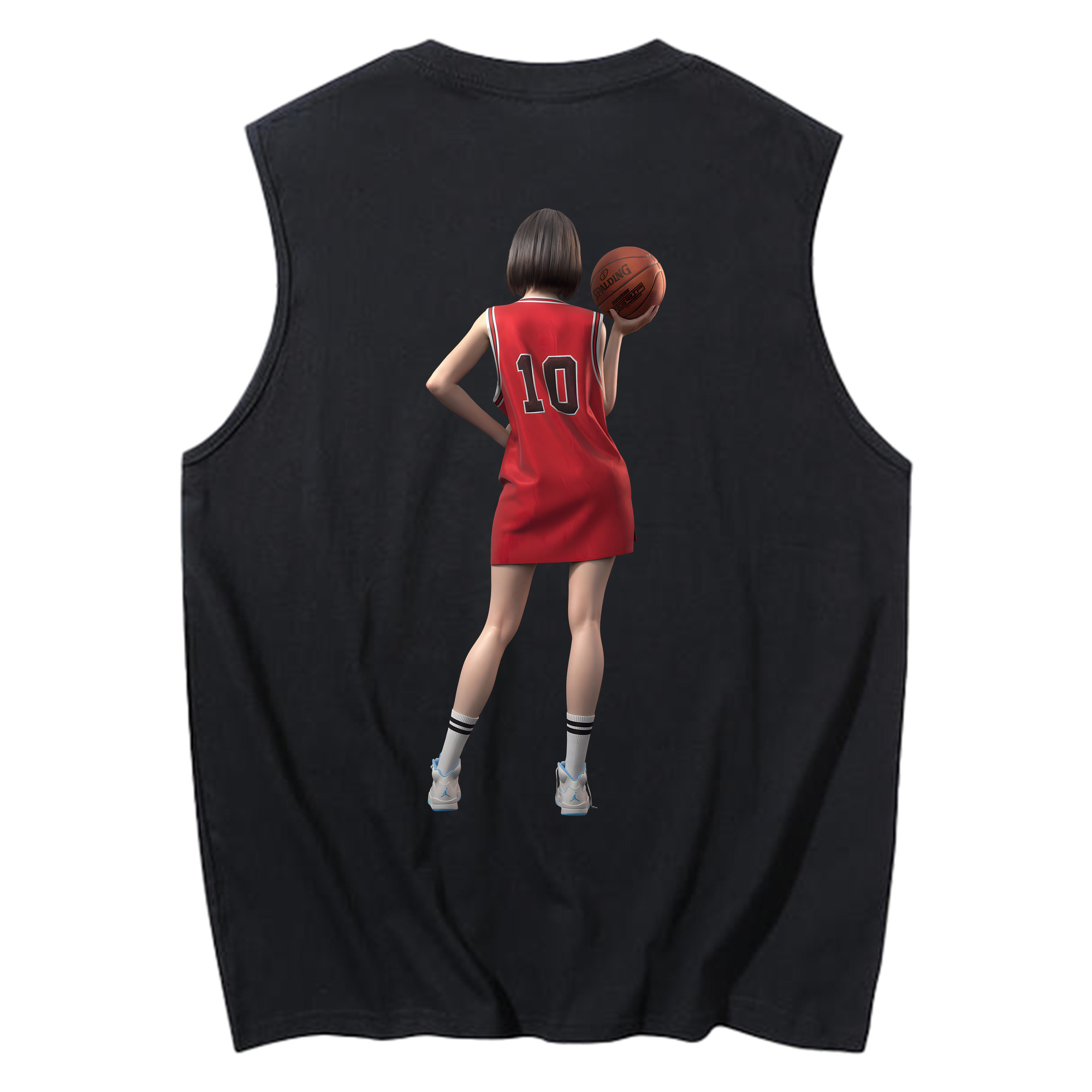 （画像用） SLAM DUNK／スラムダンク コットン100％タンクトップ（背面プリント）