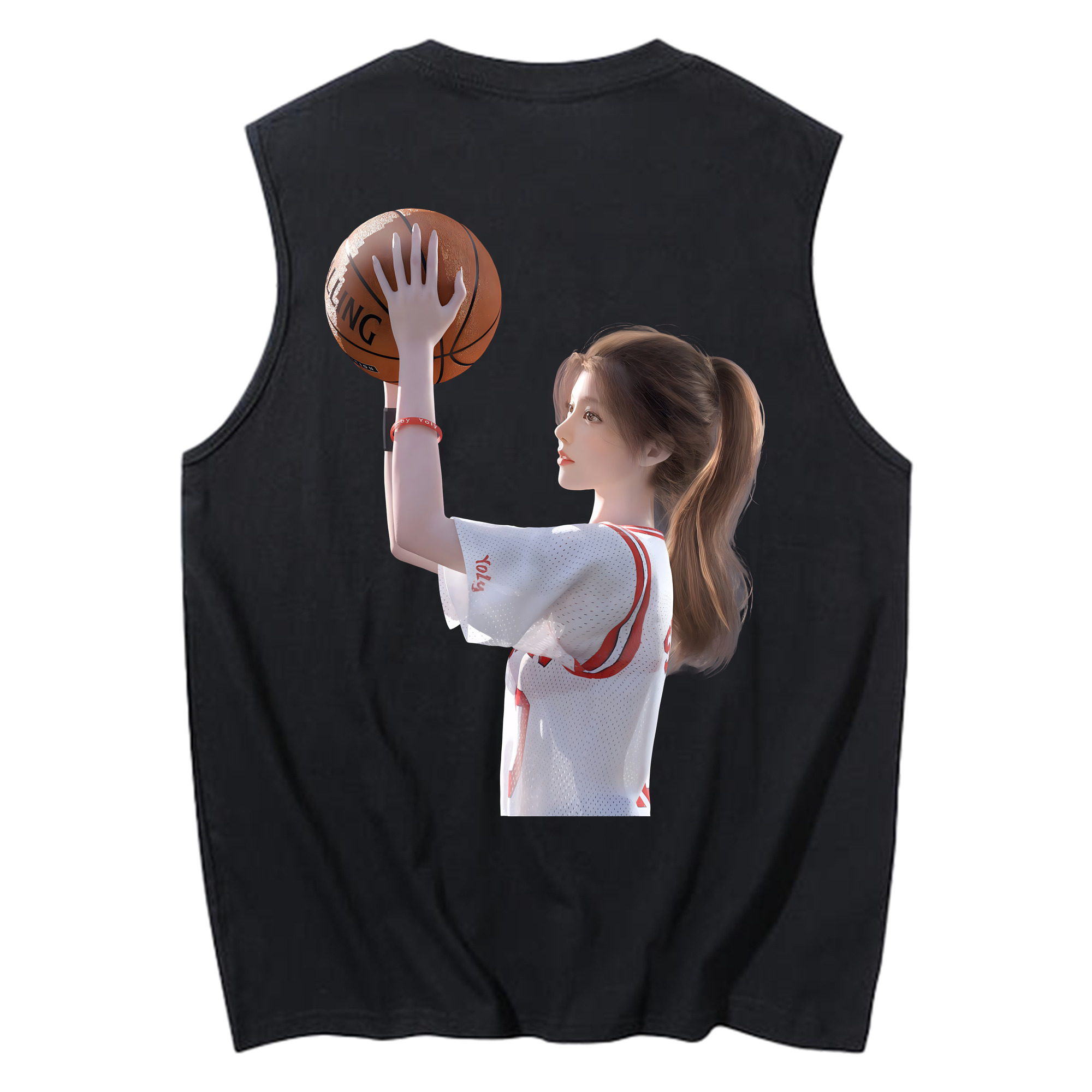 （画像用） SLAM DUNK／スラムダンク コットン100％タンクトップ（背面プリント）