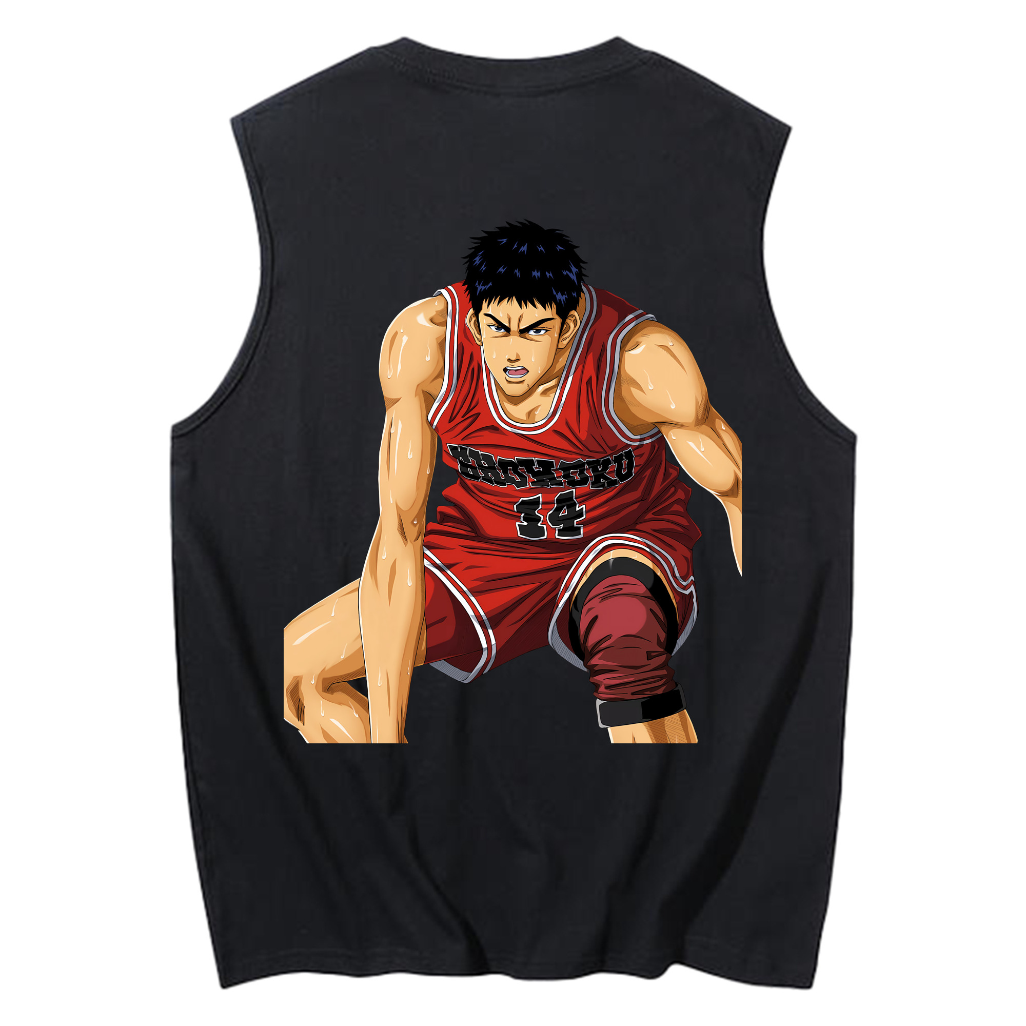 （画像用） SLAM DUNK／スラムダンク コットン100％タンクトップ（背面プリント）