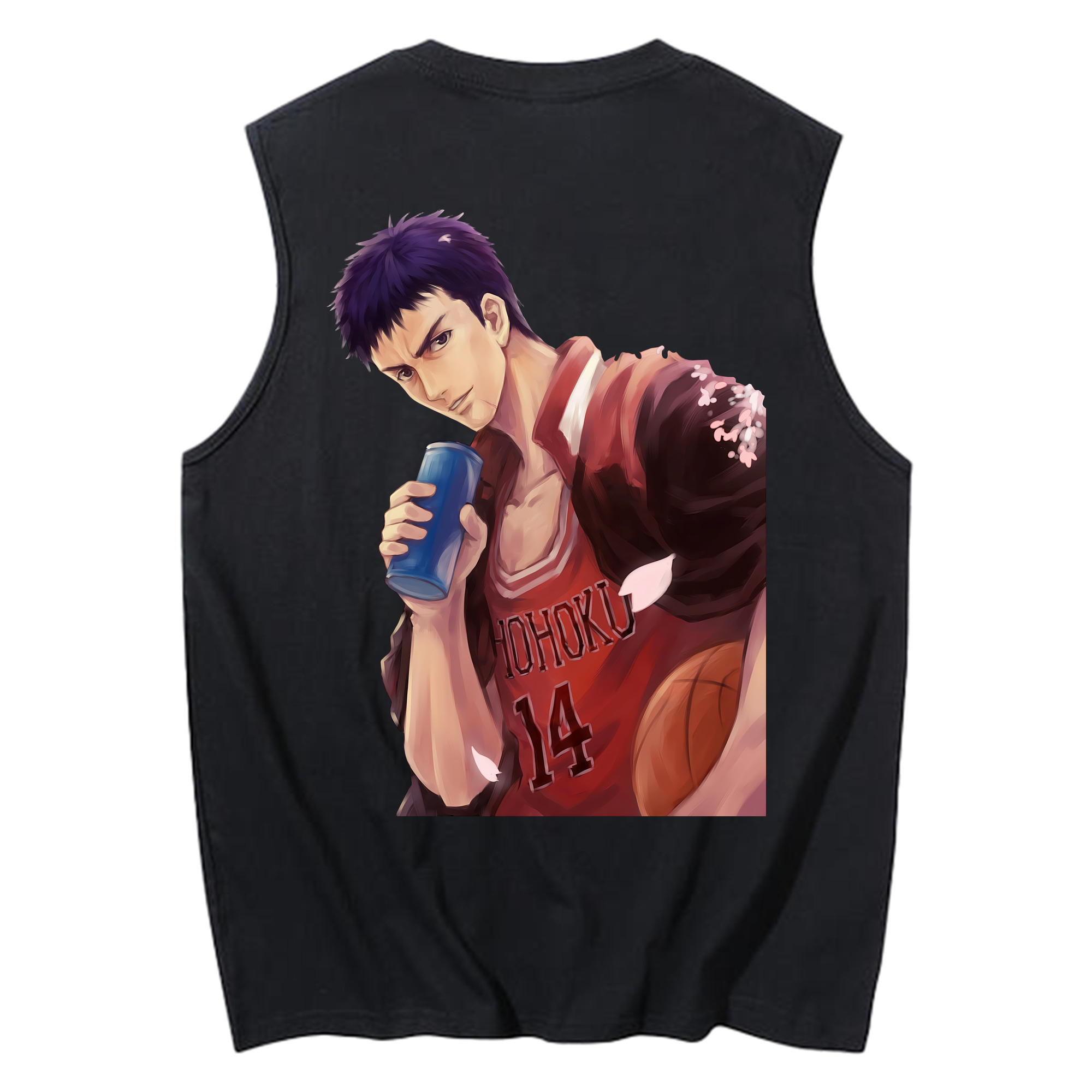 （画像用） SLAM DUNK／スラムダンク コットン100％タンクトップ（背面プリント）